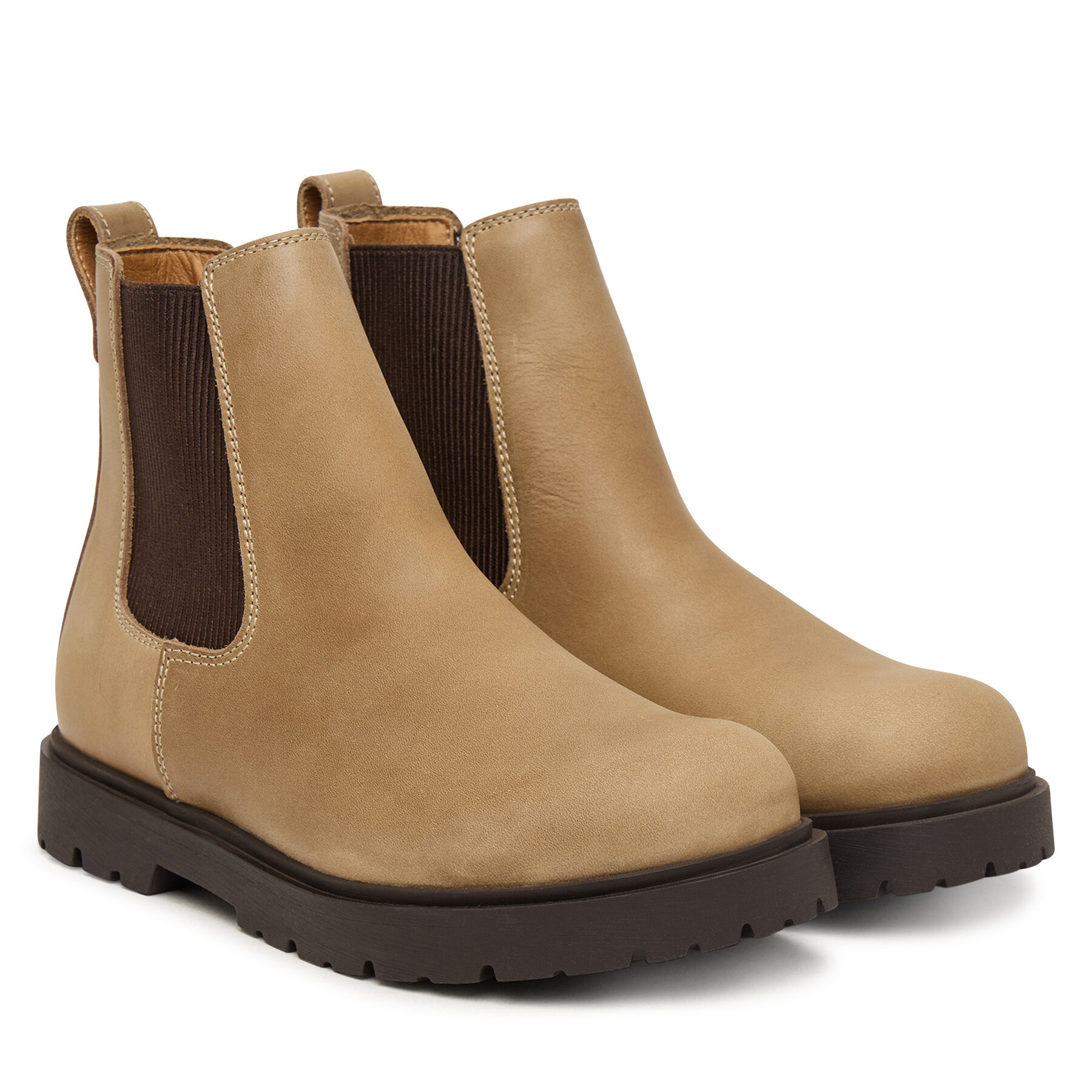 Боти тип челси Birkenstock Highwood Slip On 1033190 Бежов