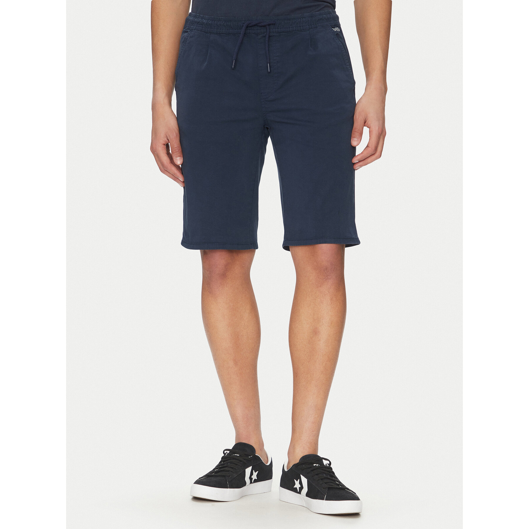 Blend Stoffshorts 20718156 Dunkelblau Regular Fit