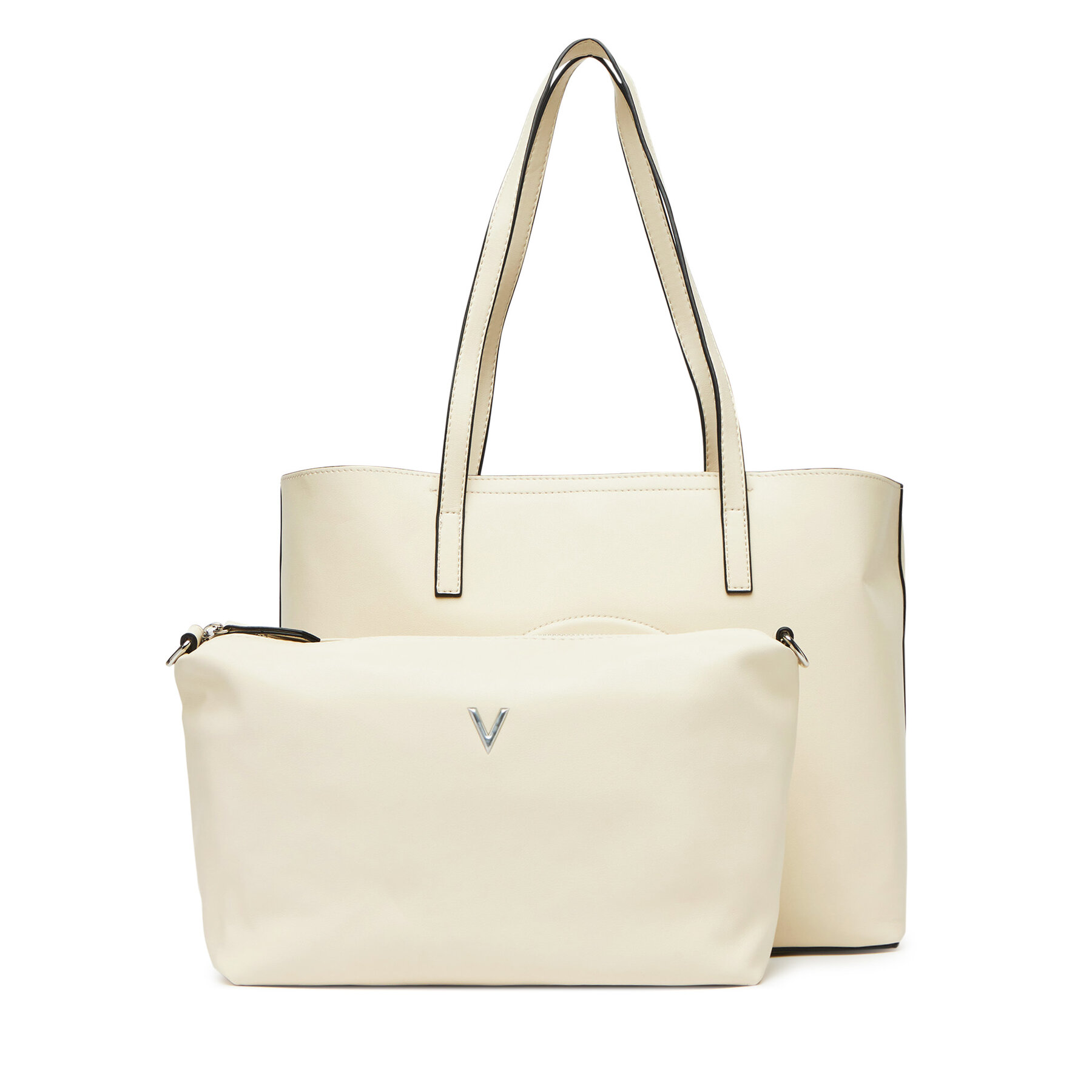 Geantă Valentino VBS8WK01 Crem