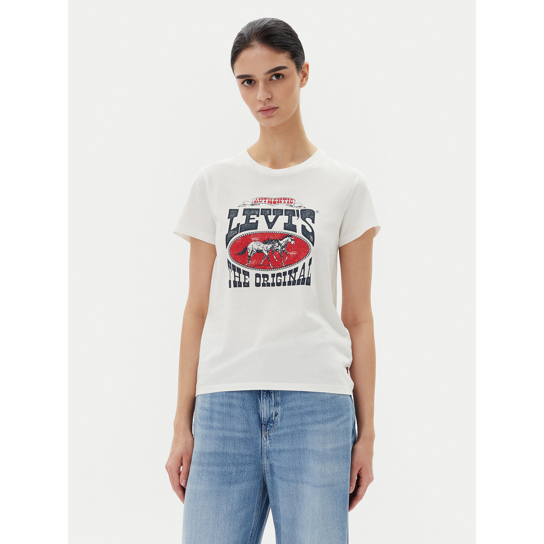 Levi's® T-shirt Perfect 17369-3022 Bianco Standard Fit