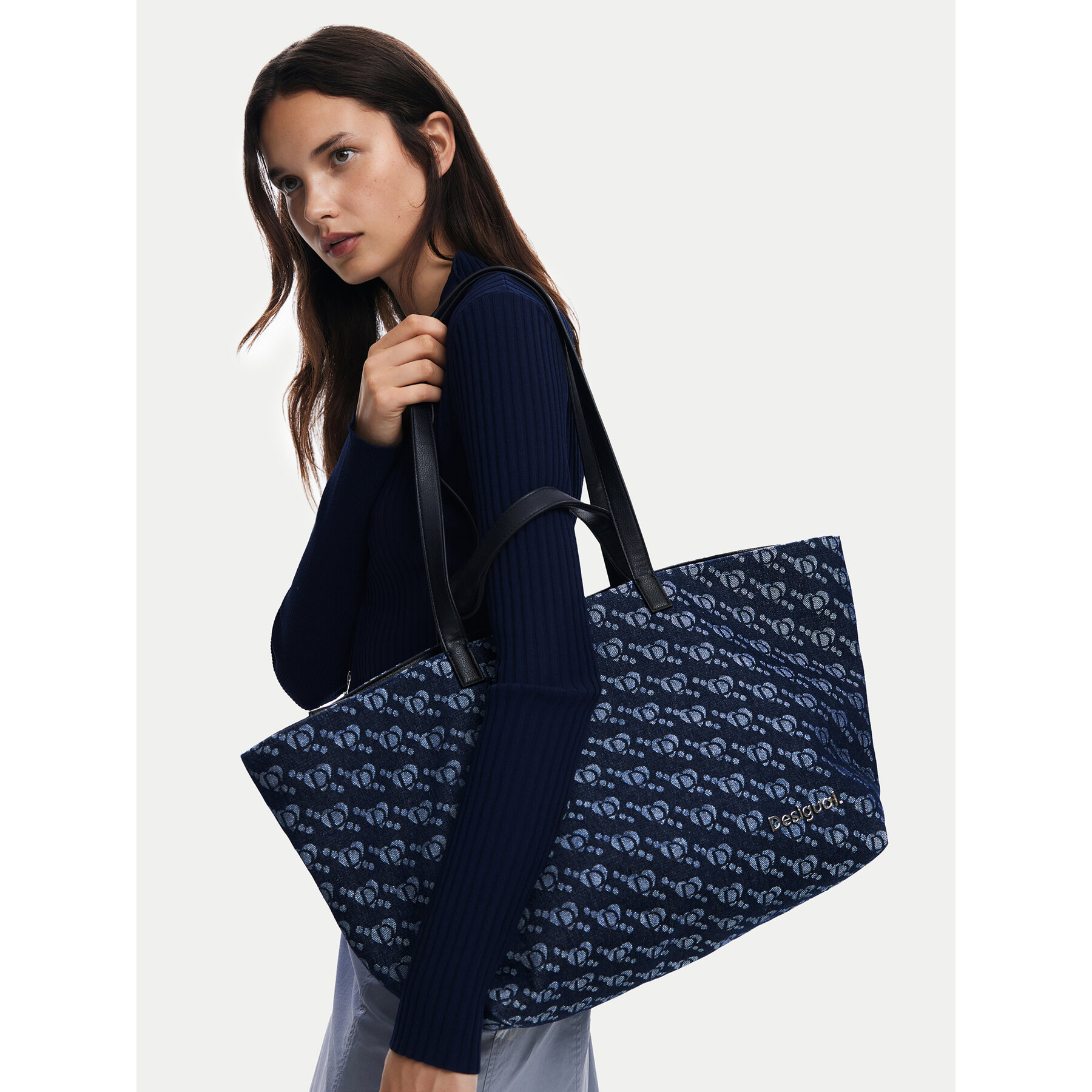 Τσάντα Desigual Cahuil 24WAXA21 Σκούρο μπλε