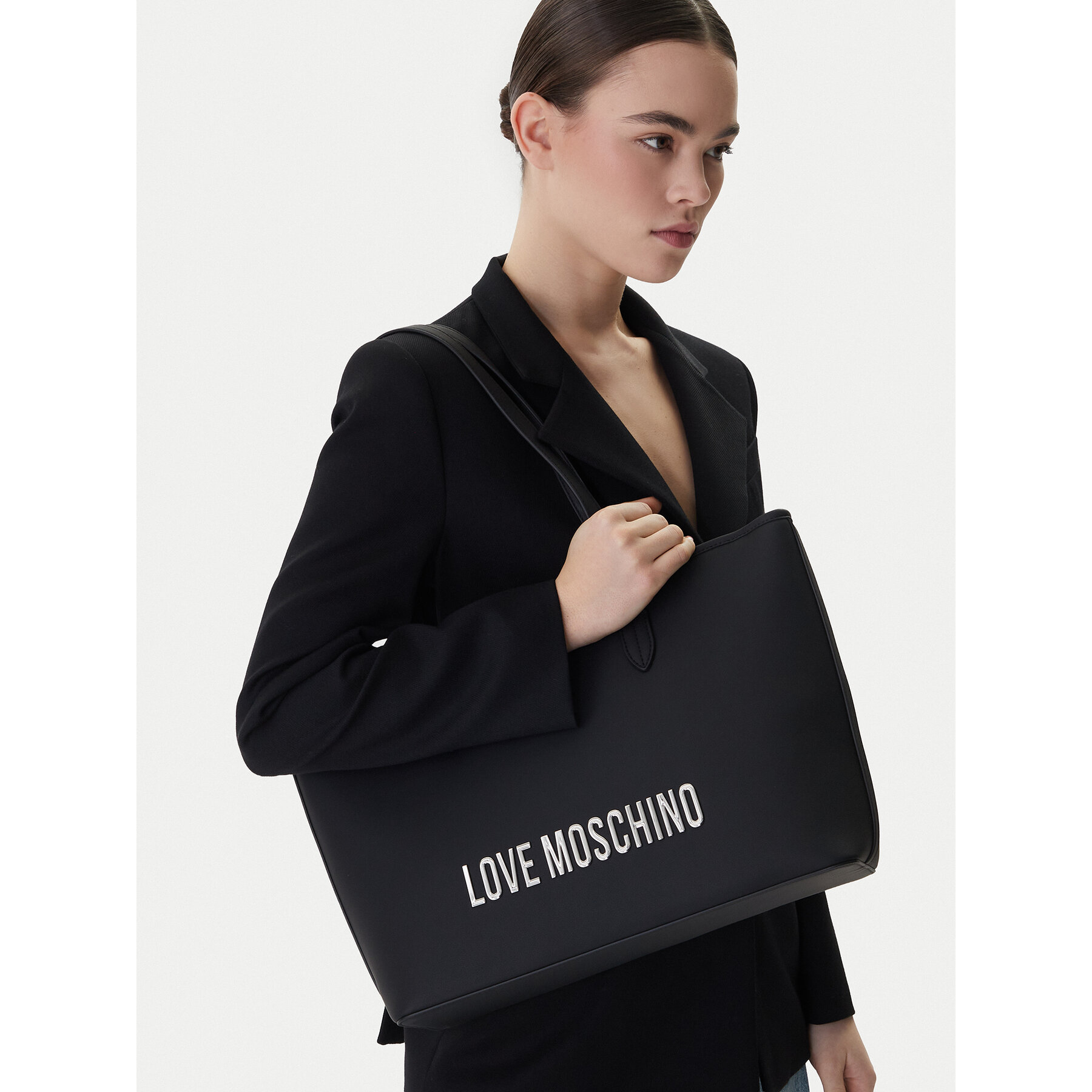 Geantă LOVE MOSCHINO JC4190PP1OKD000B Negru