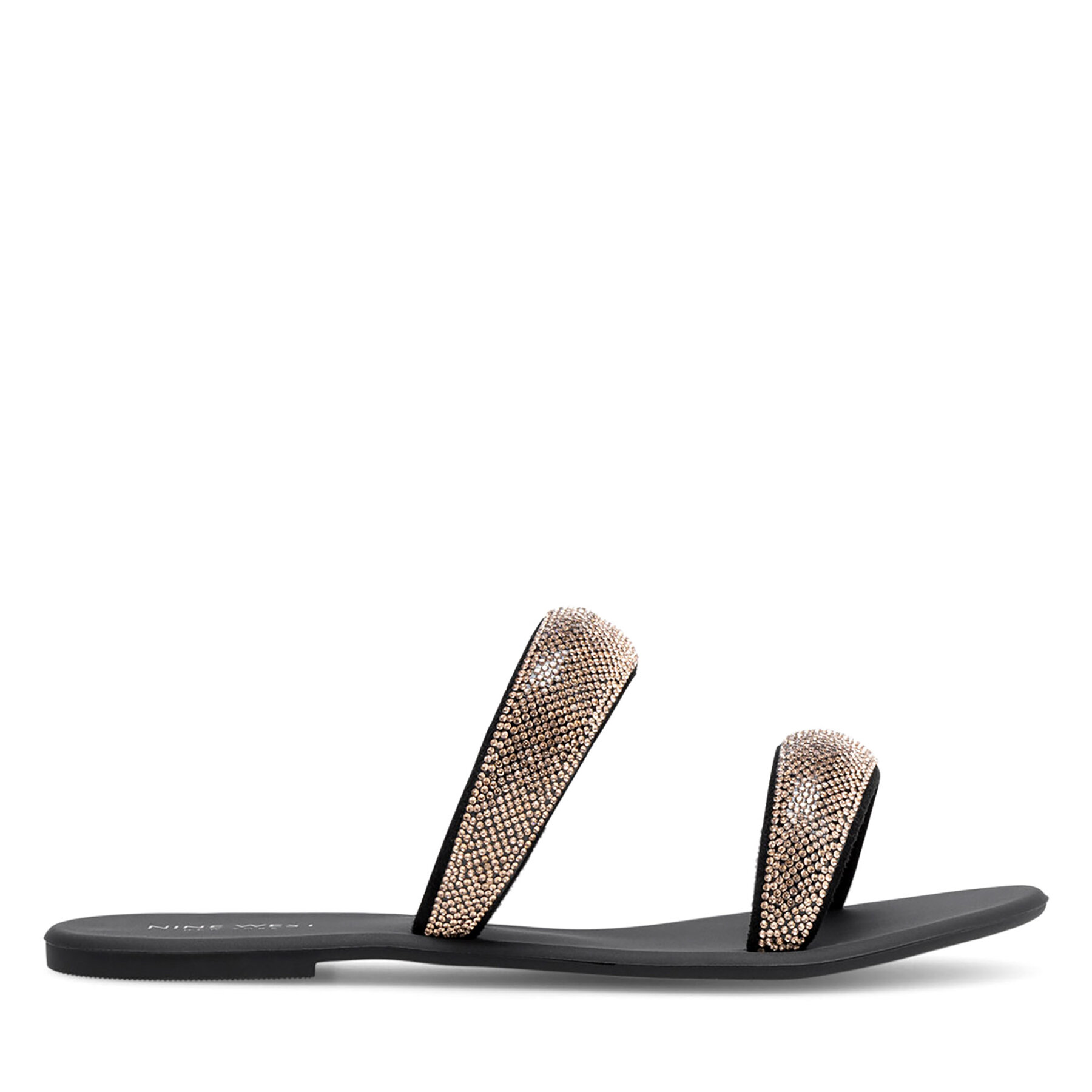 Damen Pantoletten Nine West, Schuhgröße 40, Golden, WFA2735-1