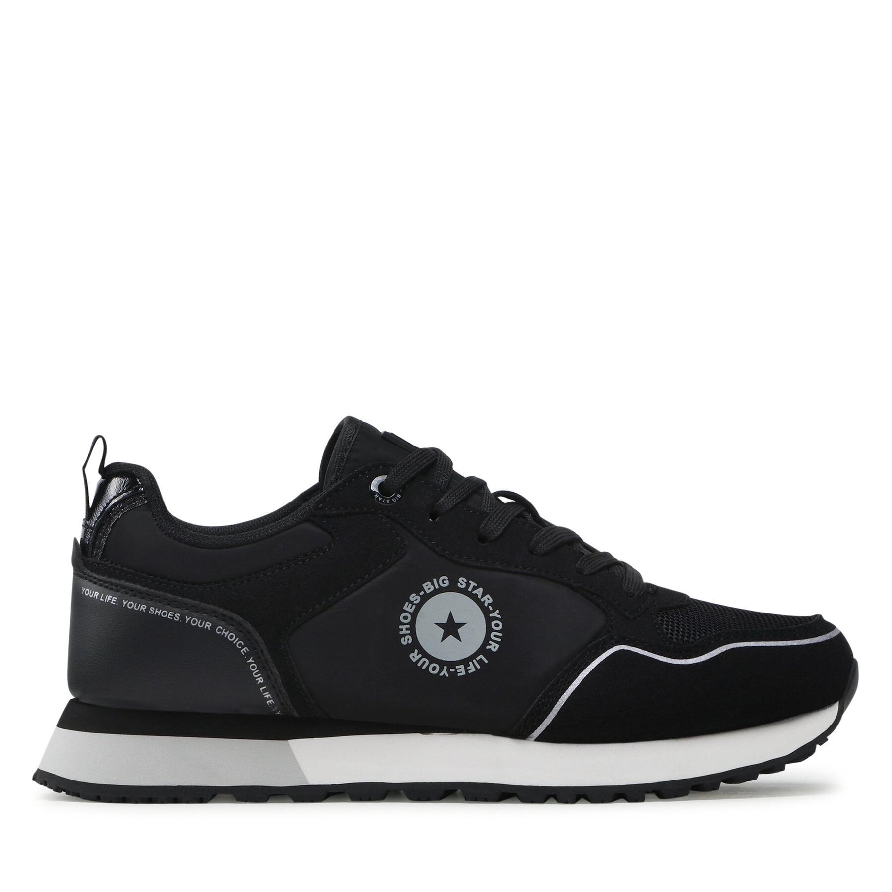 Dziecięce Sneakersy Big Star Shoes, Rozmiar 38 Czarny LL274541