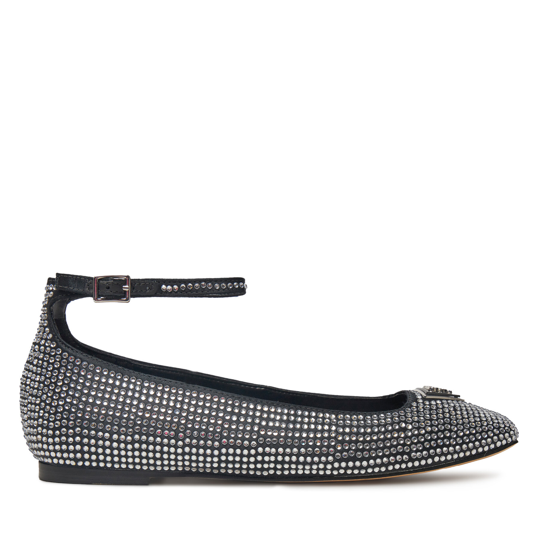Baleríny Guess FLPLVS SAT02 Čierna