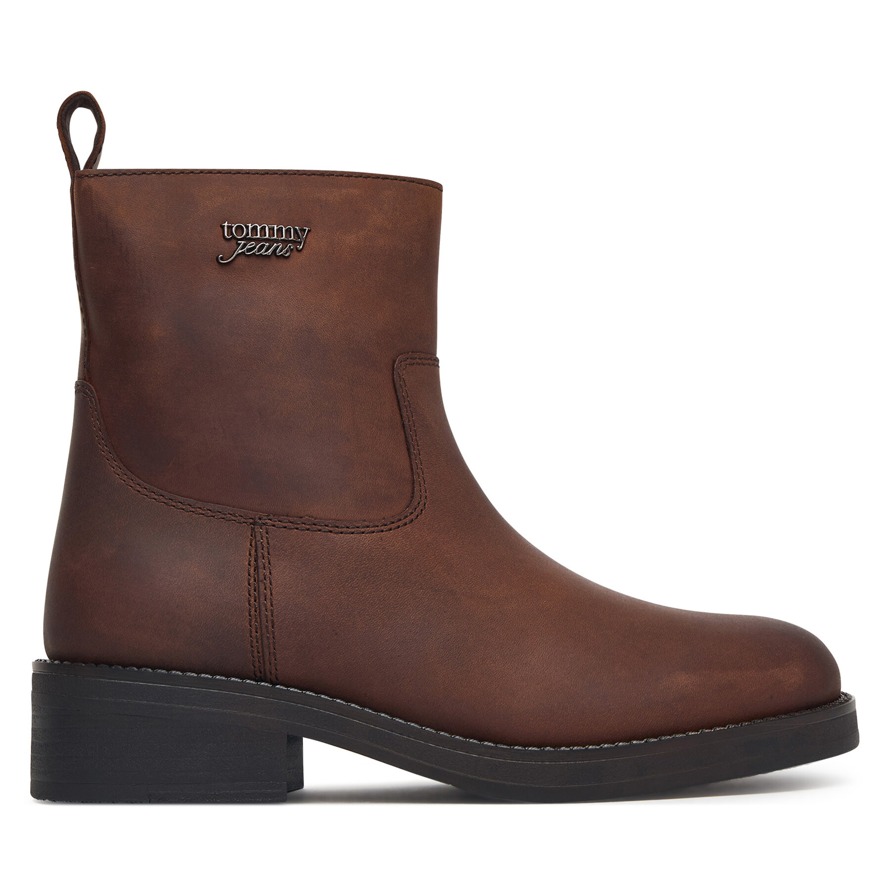 Боти Tommy Jeans Tjw Soft Sole Chelsea Boots Lth EN0EN03080 Кафяв