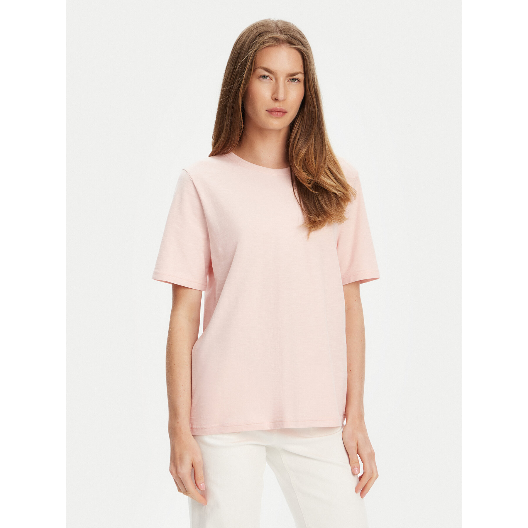 United Colors Of Benetton Póló 3BVXD102P Rózsaszín Regular Fit