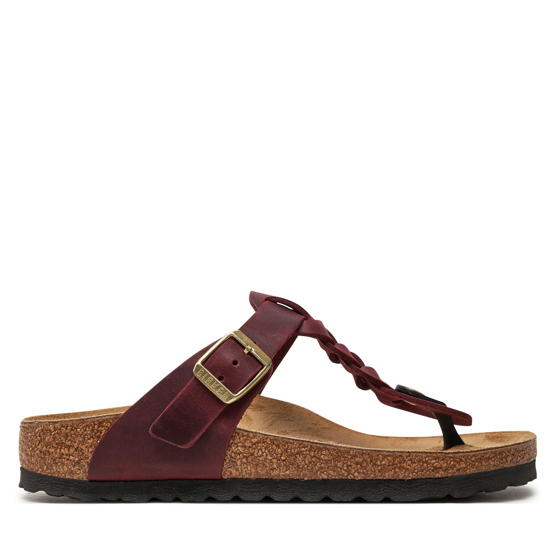 Dámske Žabky Birkenstock, Rozmer: 35, Bordová, Gizeh Braided 1027930