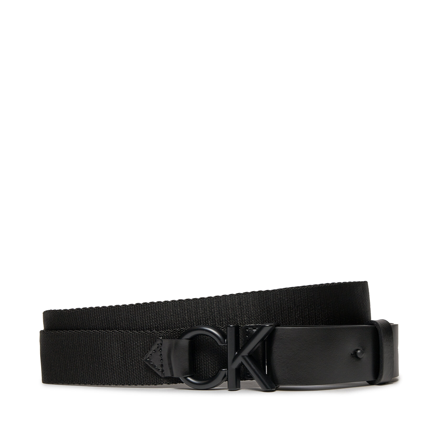 Calvin Klein Ζώνη Ανδρική Calvin Klein Ck Metal Minimal Webbing 30Mm K50K511566 Μαύρο