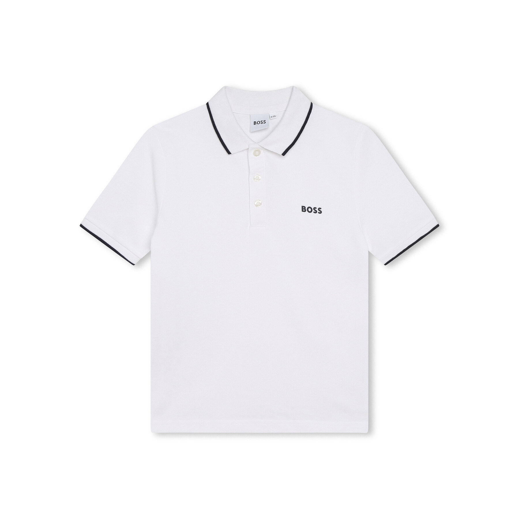 Boss Pólóing J25P26 D Fehér Regular Fit