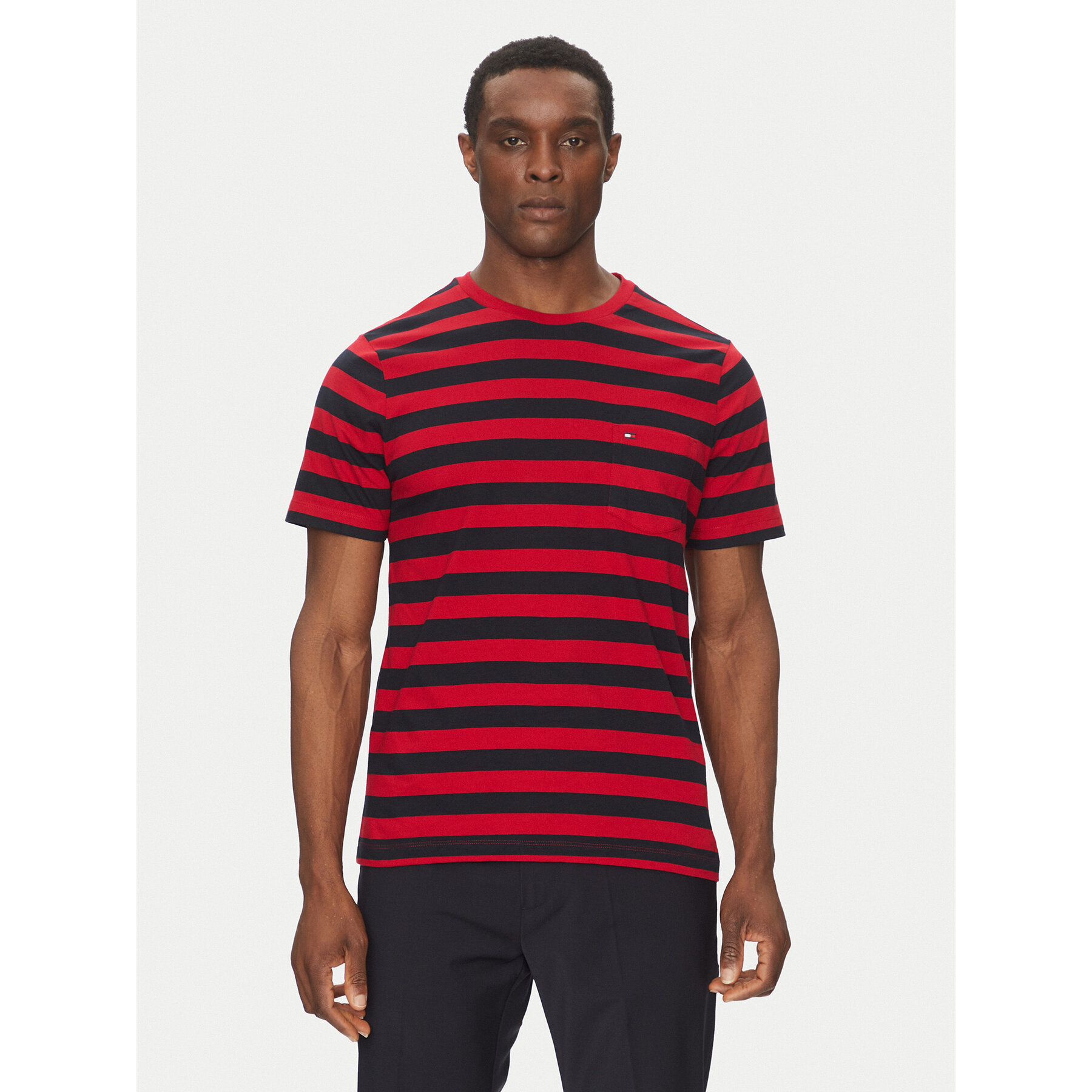 Tommy Hilfiger Póló Essential MW0MW37283 Piros Regular Fit