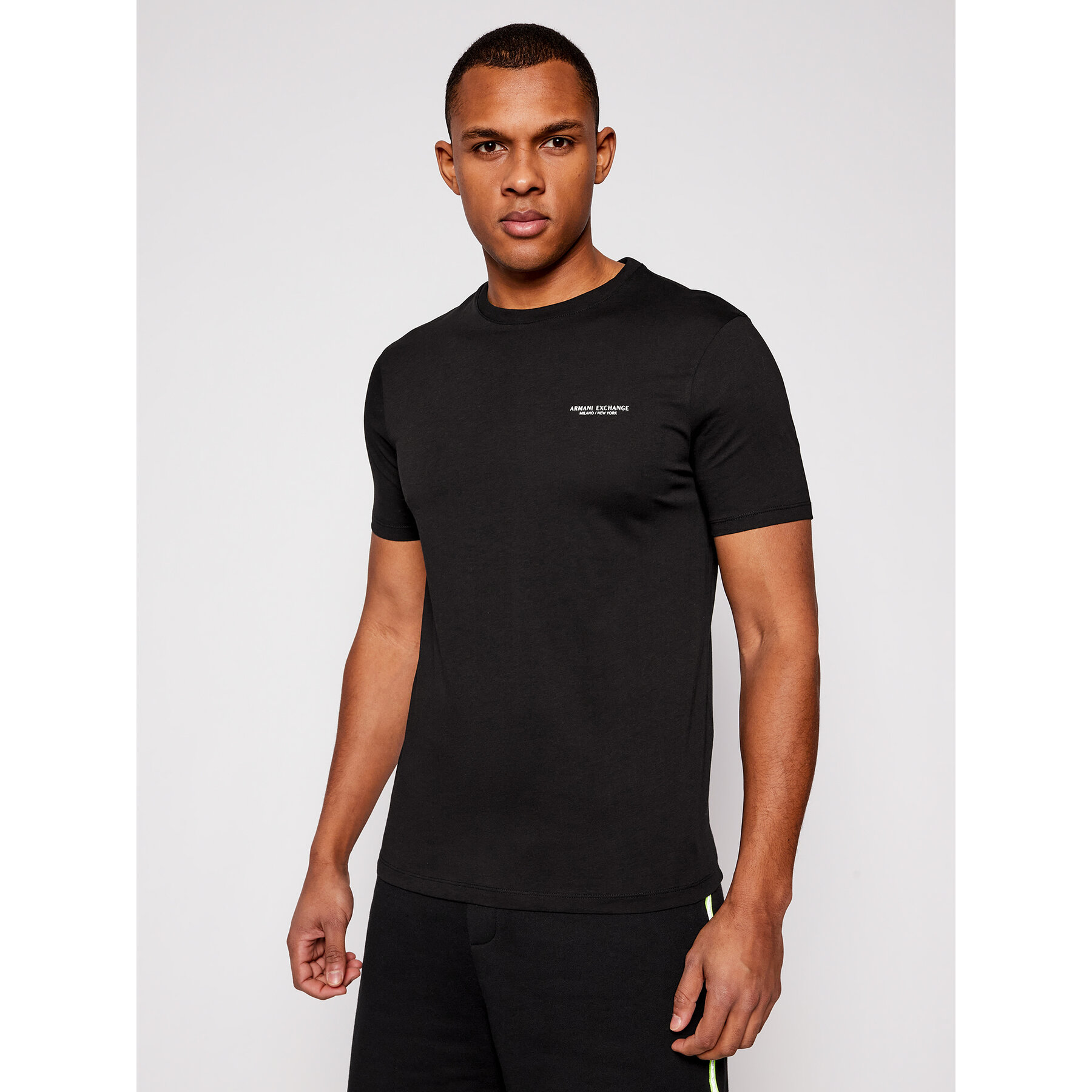 Armani Exchange T-Shirt 8NZT91 Z8H4Z 1200 Μαύρο Regular Fit