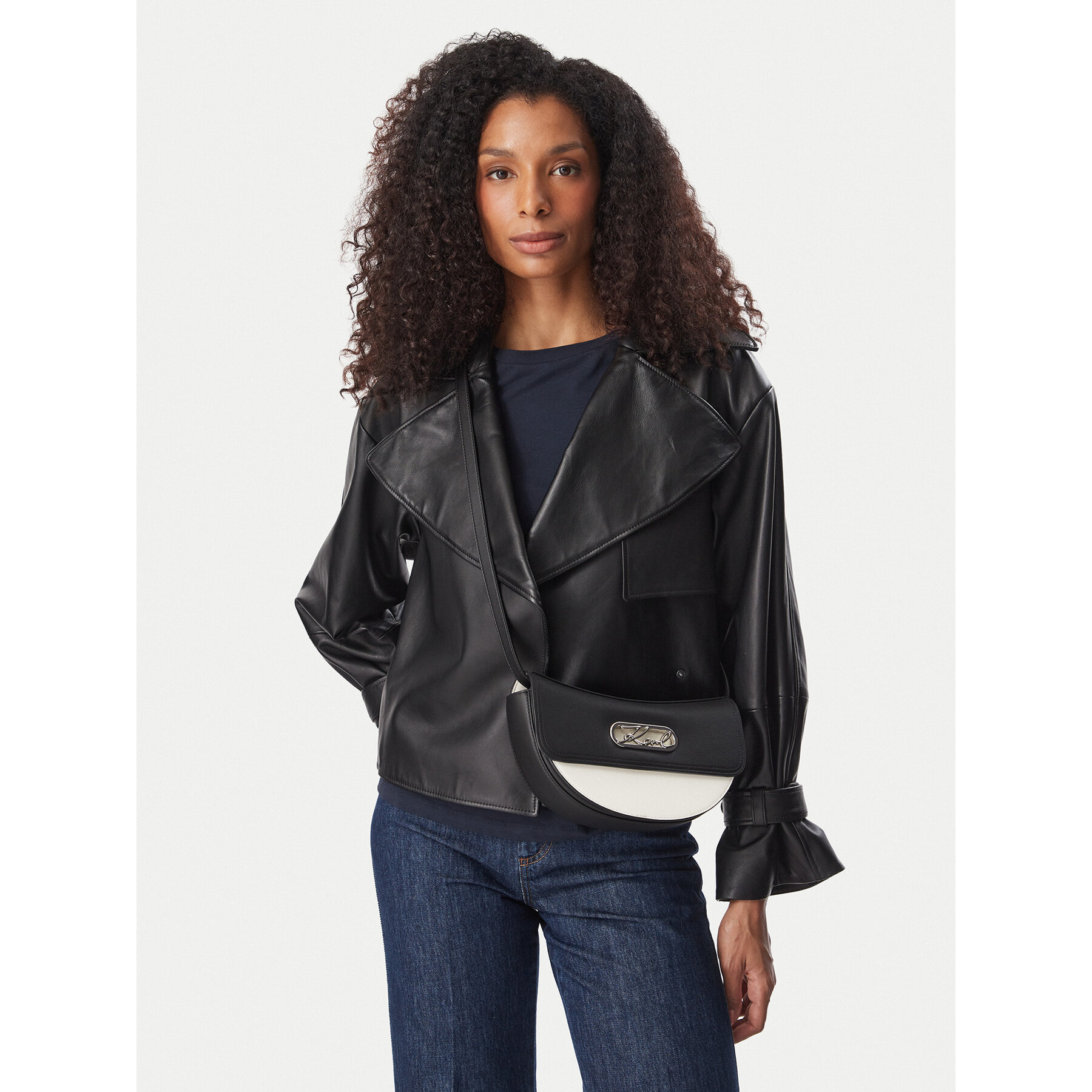 Kabelka KARL LAGERFELD B4W30233 Biela