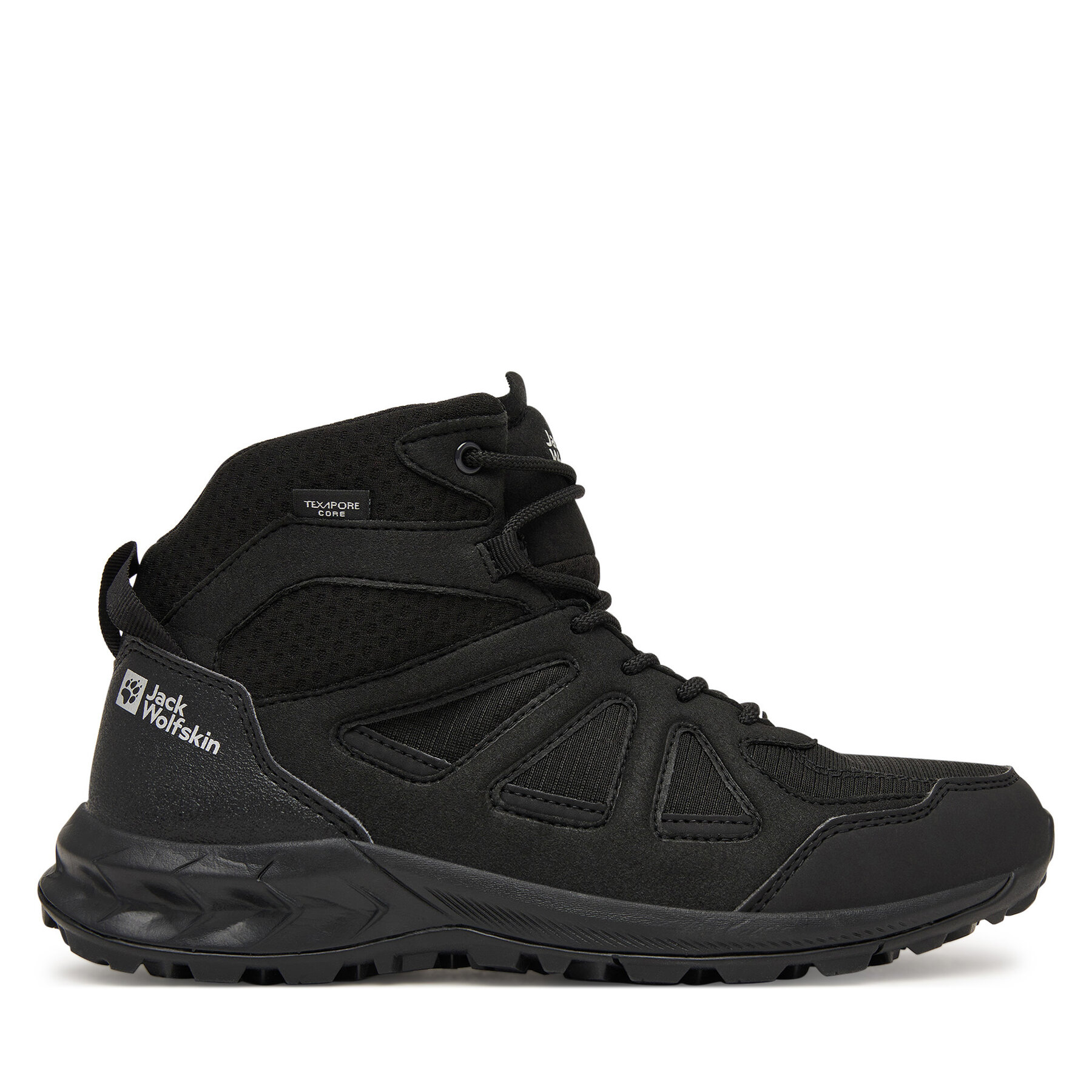 Παπούτσια πεζοπορίας Jack Wolfskin Woodland 2 Texapore Mid W 4051331 Γκρι