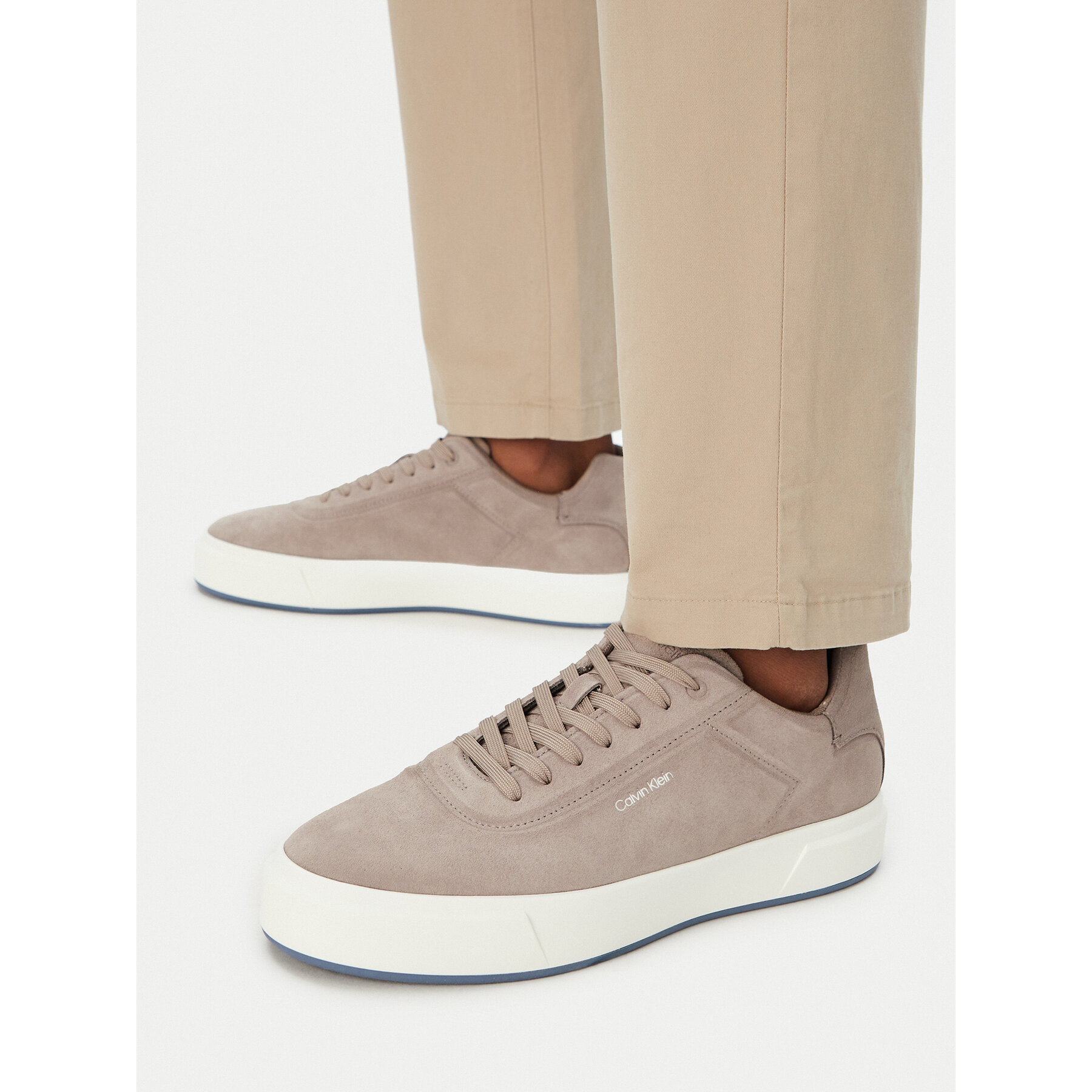 Tenisice Calvin Klein Basket Cupsole Oxf Lup Hf Su HM0HM02131 Bež