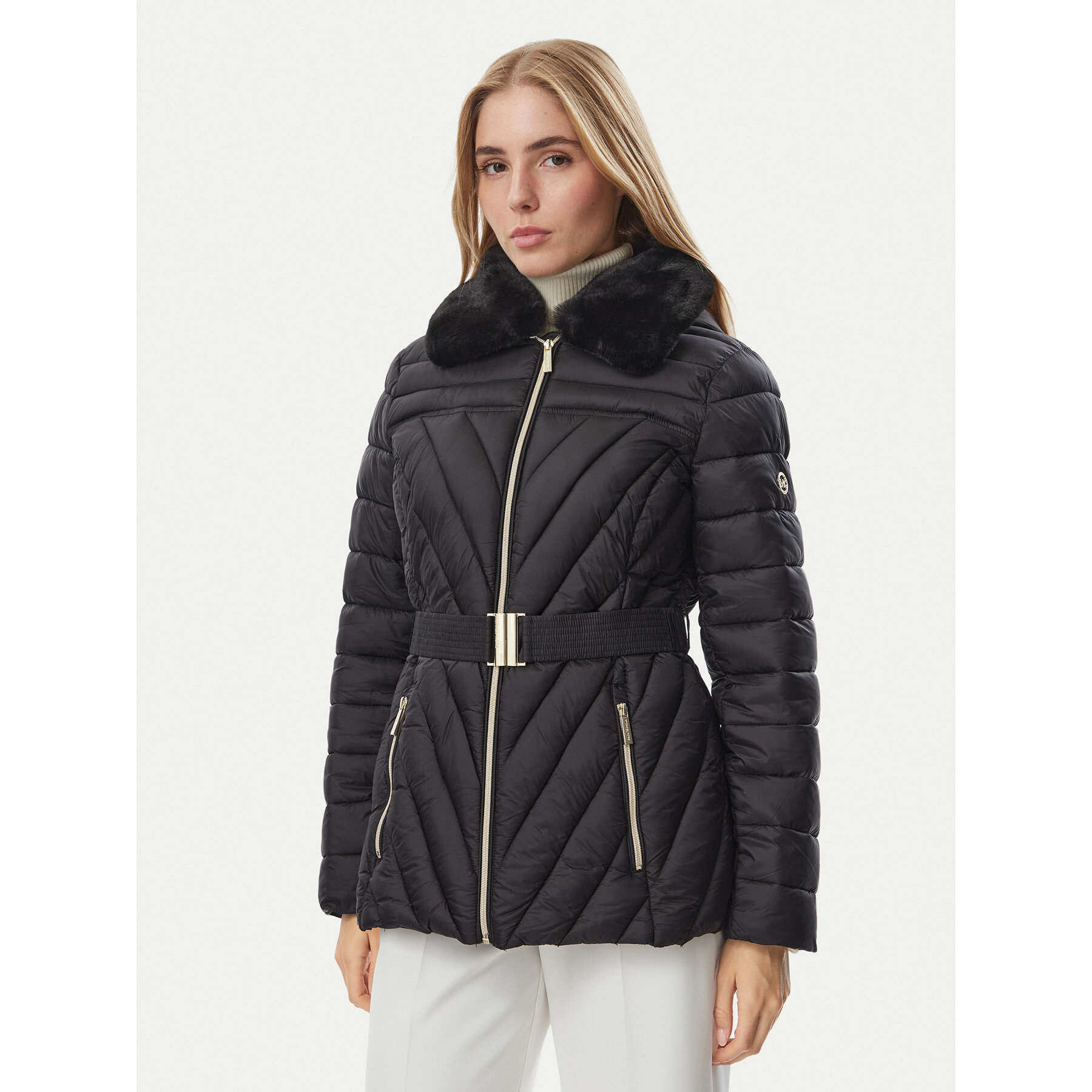 MICHAEL Michael Kors Winterjacke 77A6945M42 Schwarz Slim Fit
