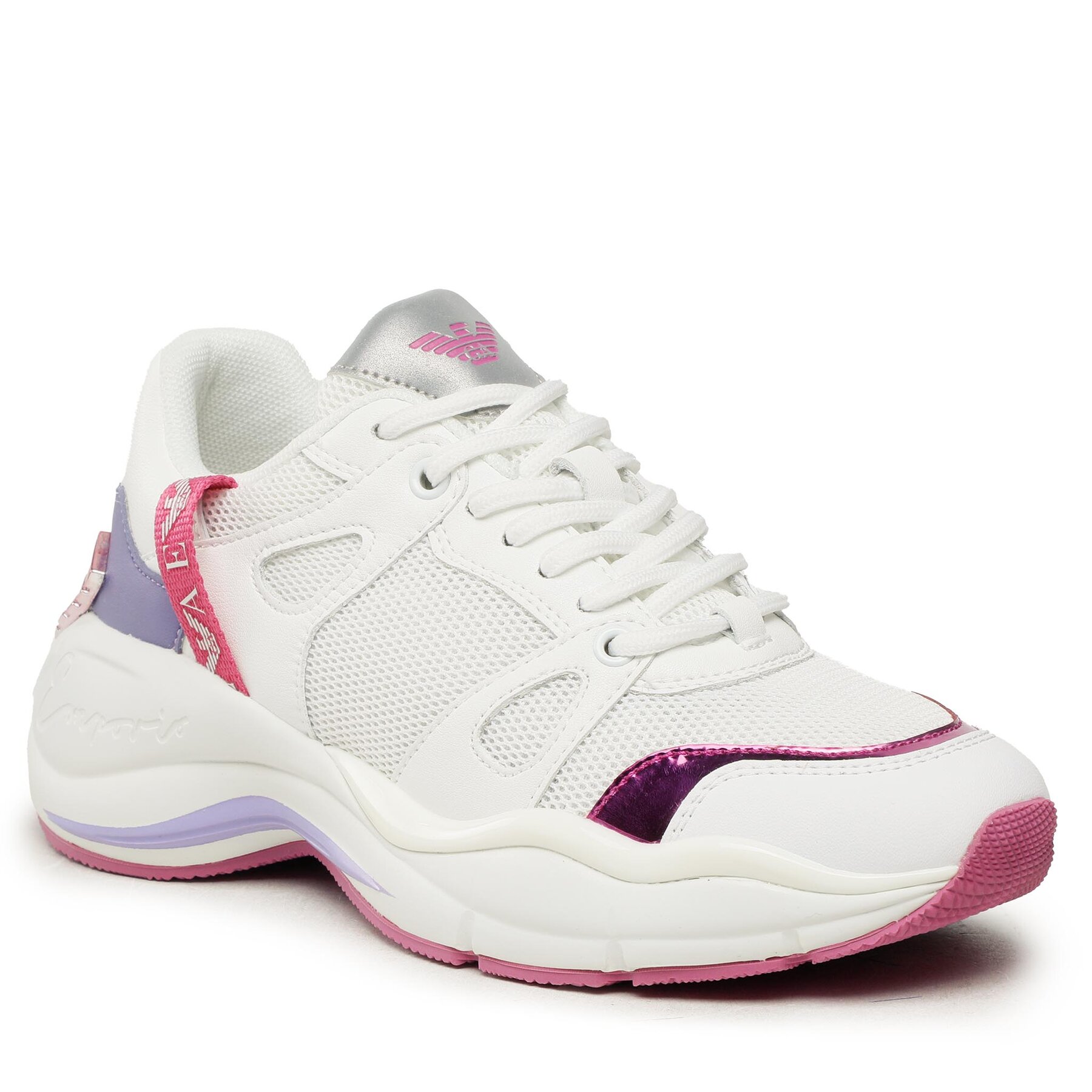 Sneakers Emporio Armani X3X184 XN829 S784 White/Pink/Violet