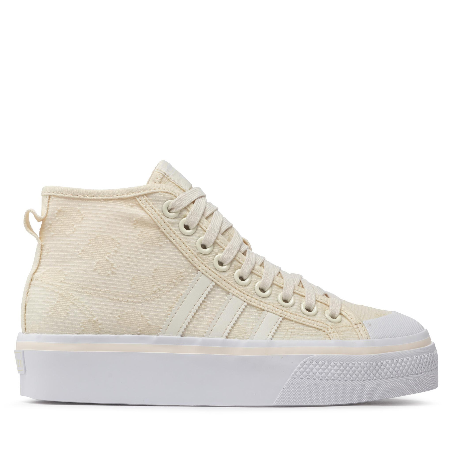 Αθλητικά adidas Nizza Platform Mid W GX8356 Μπεζ