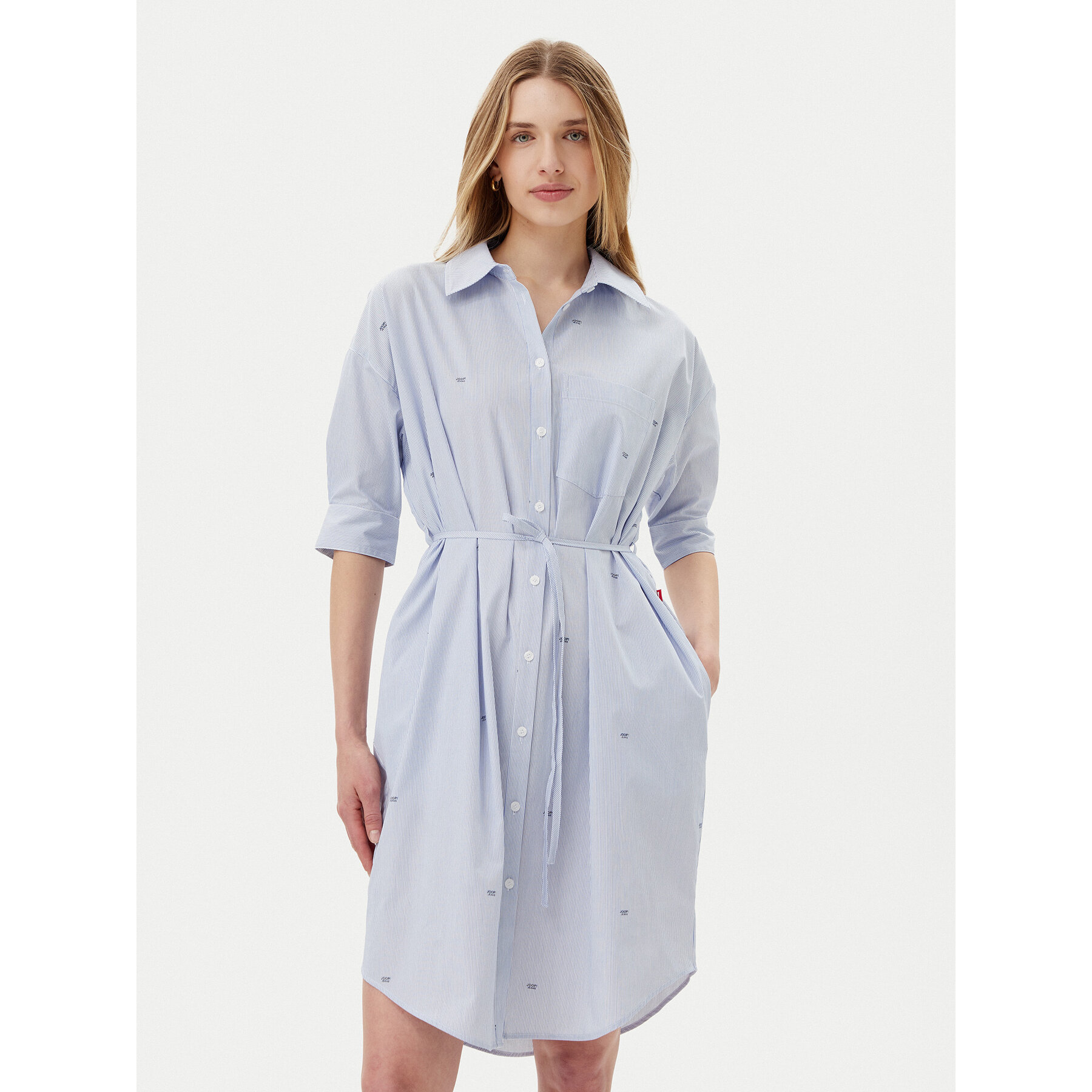 JOOP! Jeans Hemdkleid Dua 30046173 Himmelblau Relaxed Fit