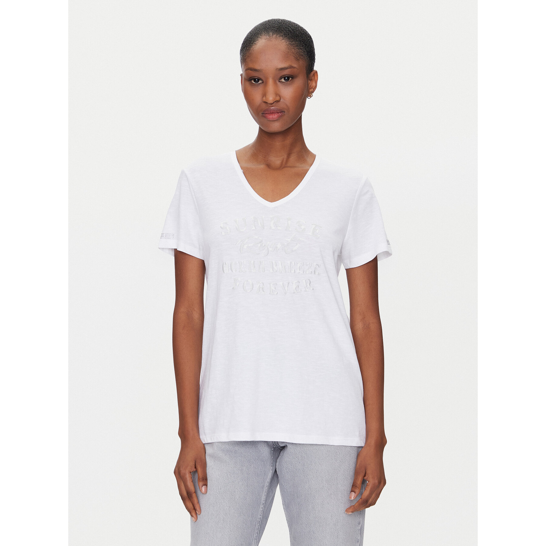 Olsen Olsen T-Shirt 11105057 Λευκό Regular Fit