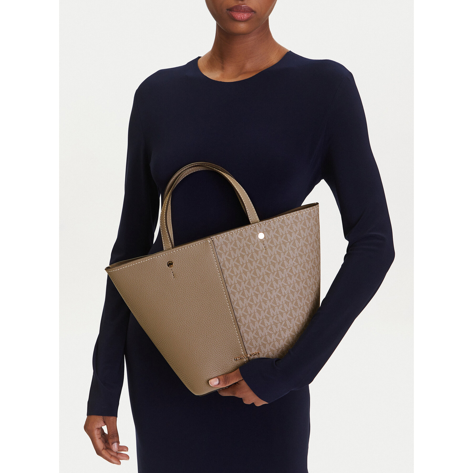 Geantă MICHAEL Michael Kors Flora 30T5GFFT2B Bej