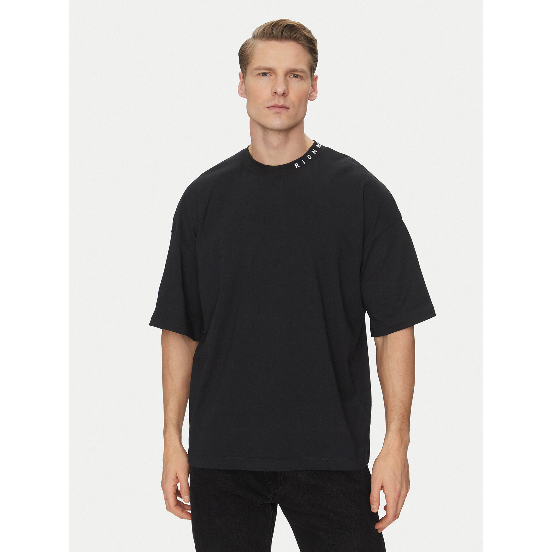 Richmond X T-shirt Bani UMA24058TS Nero Regular Fit