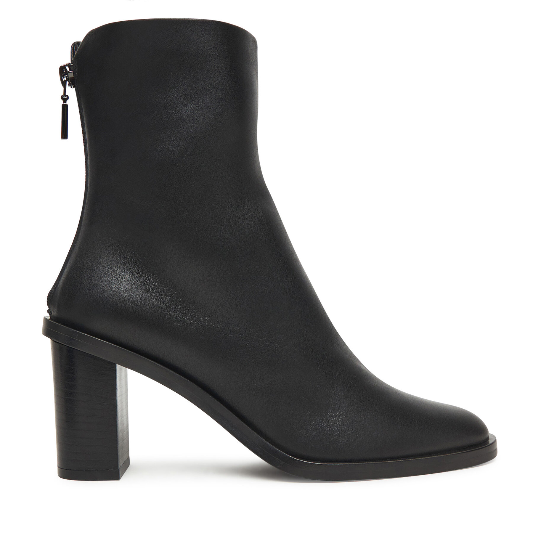 Členková obuv Max Mara Midiboot80 25247960726 Čierna