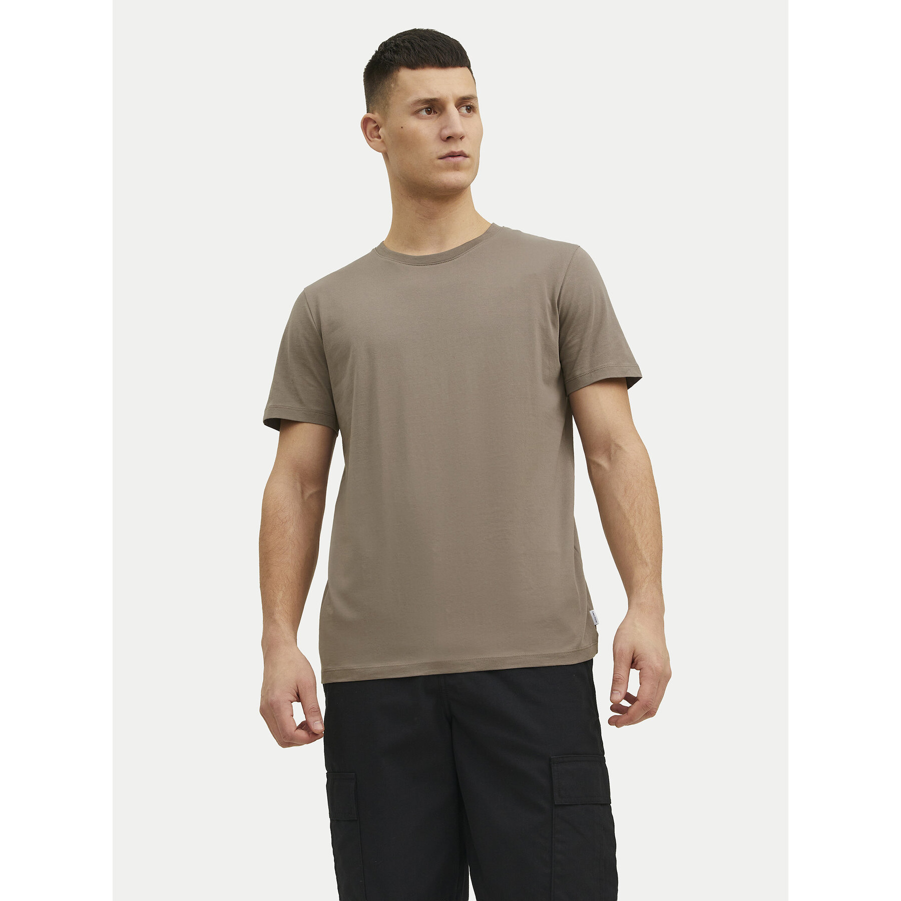 Jack & Jones T-shirt Basic 12156101 Bež Regular Fit