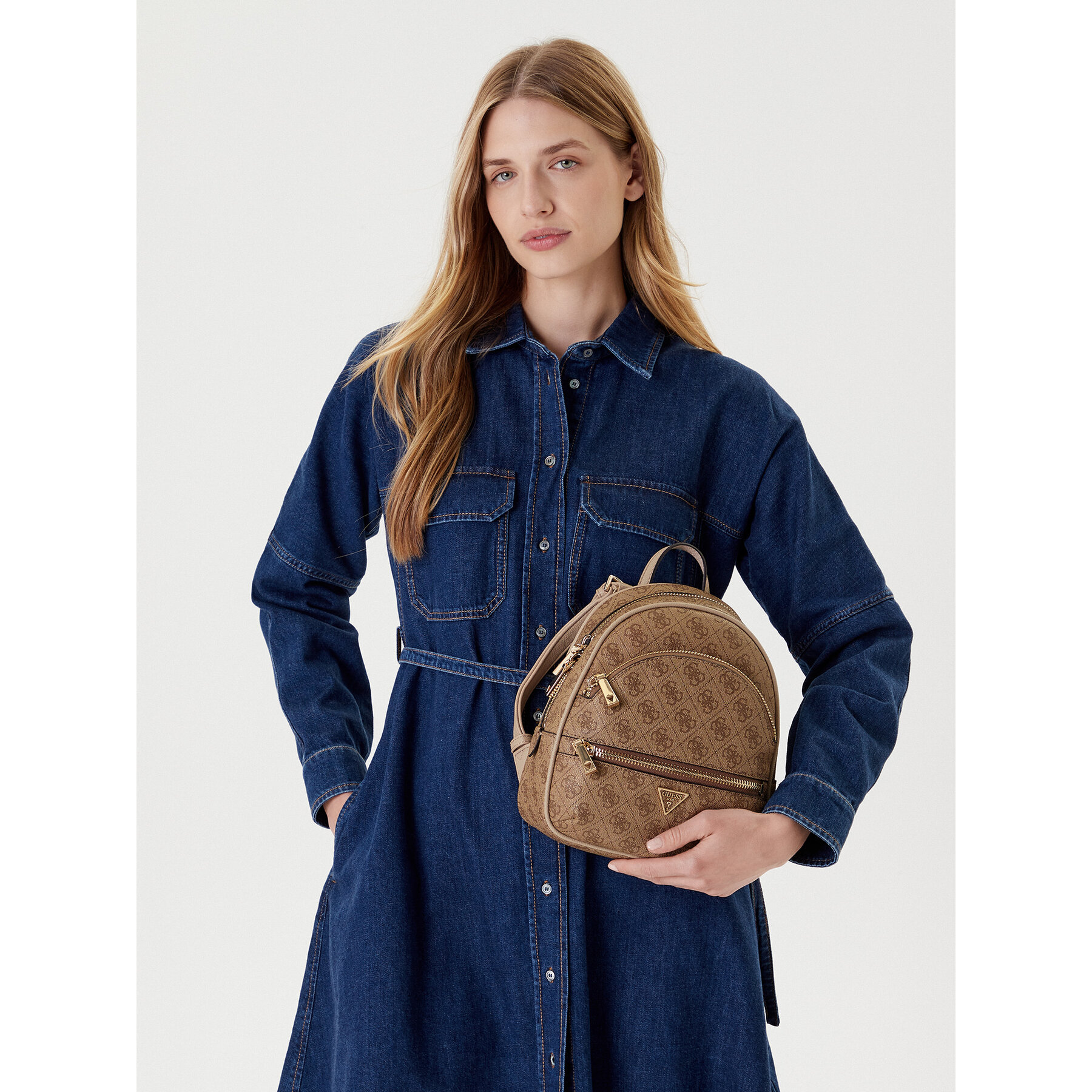 Раница Guess Manhattan II HWSG71 18320 Кафяв