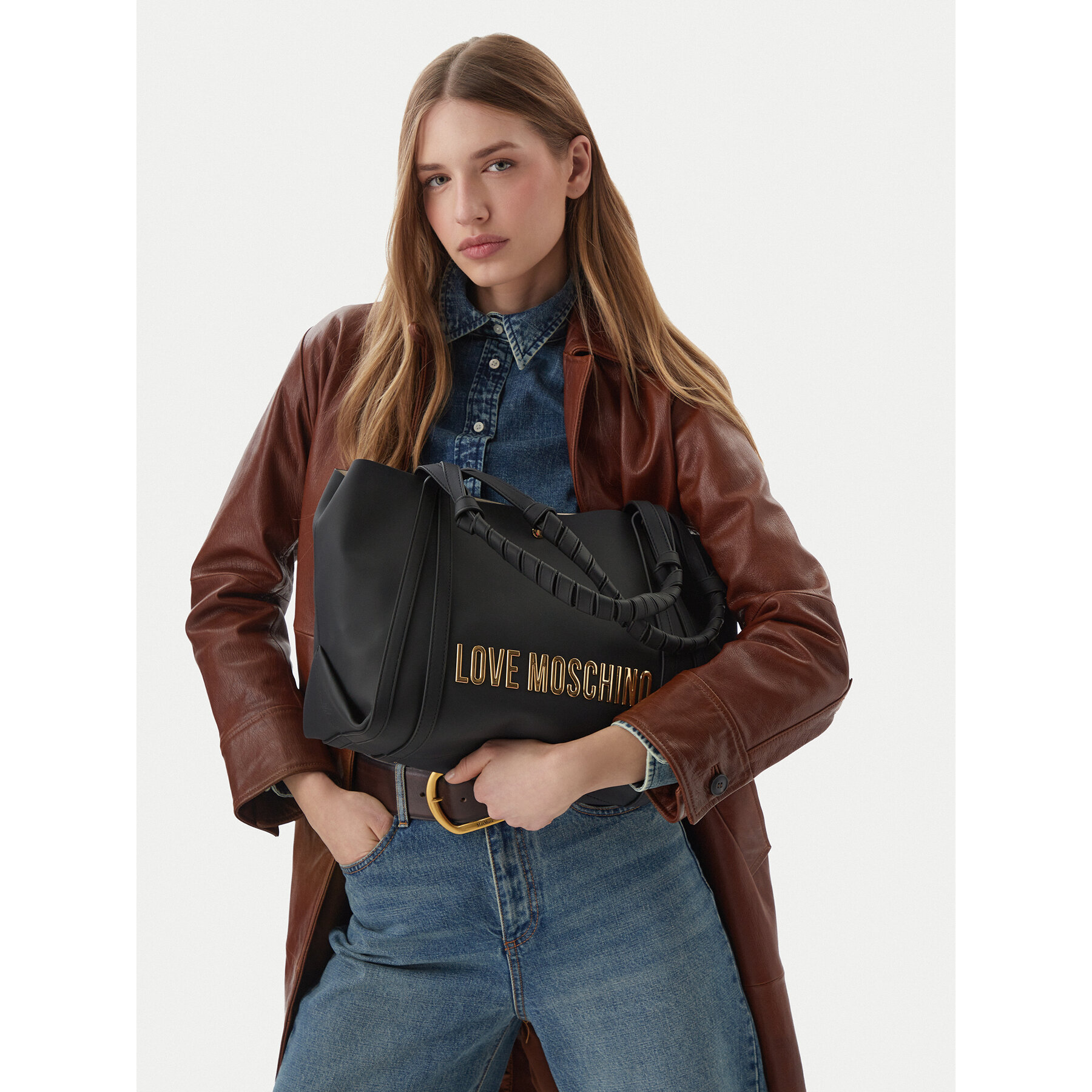 Дамска чанта LOVE MOSCHINO JC4244PP0OKD0000 Черен