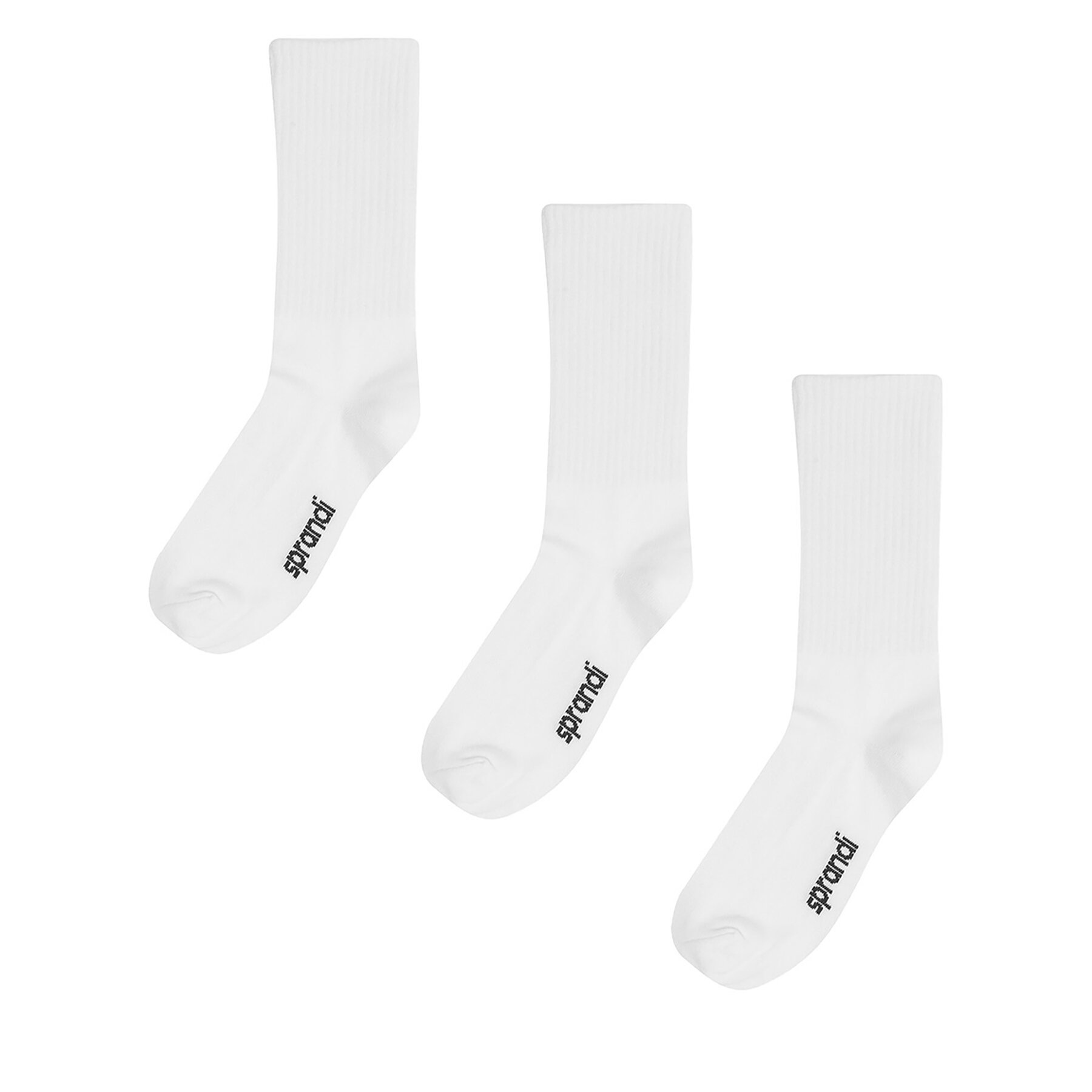3 pár uniszex hosszú szárú zokni Sprandi, Méret: 32/35, Fehér, 0UB-001-AW23 (3-pack)