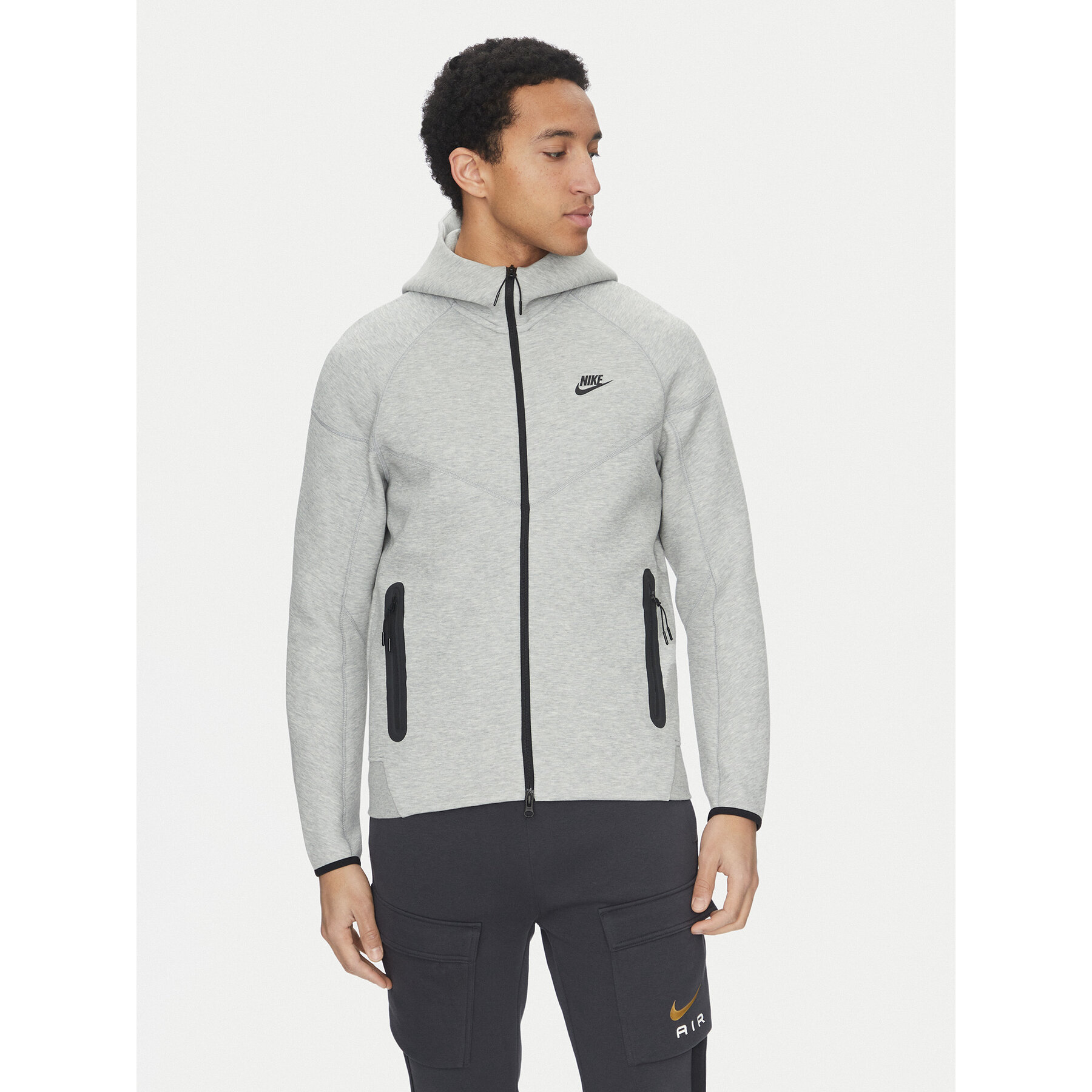 Nike Sweatshirt FB7921 063 Grau Regular Fit