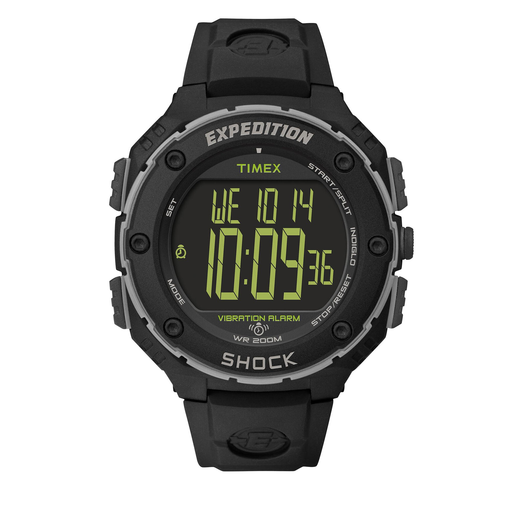 

Годинник Timex Rugged Digital Expedition T49950 Black/Black, Чорний