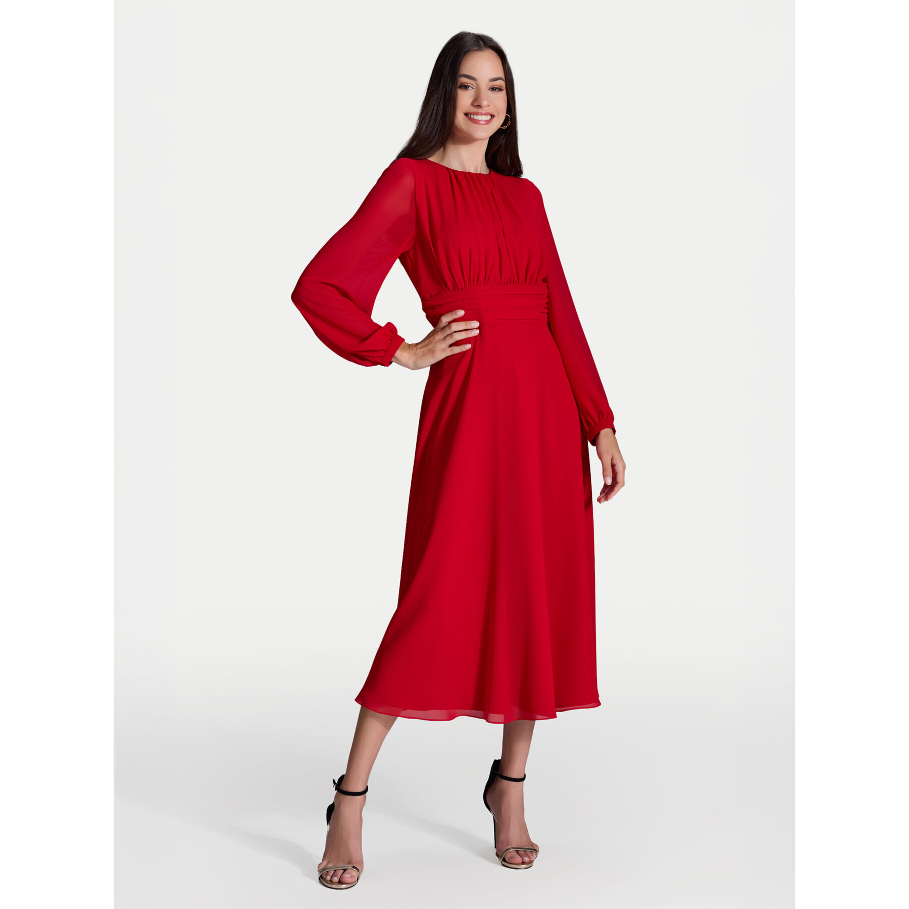 Swing Coctailkleid 5AI09000 Rot Regular Fit