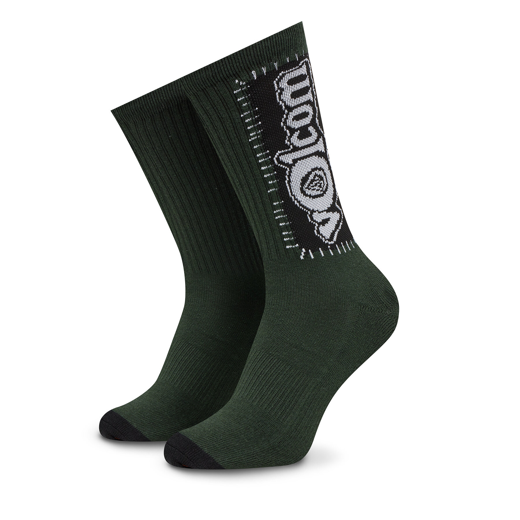 Skarpety wysokie unisex Volcom Zielony Ent D6312502