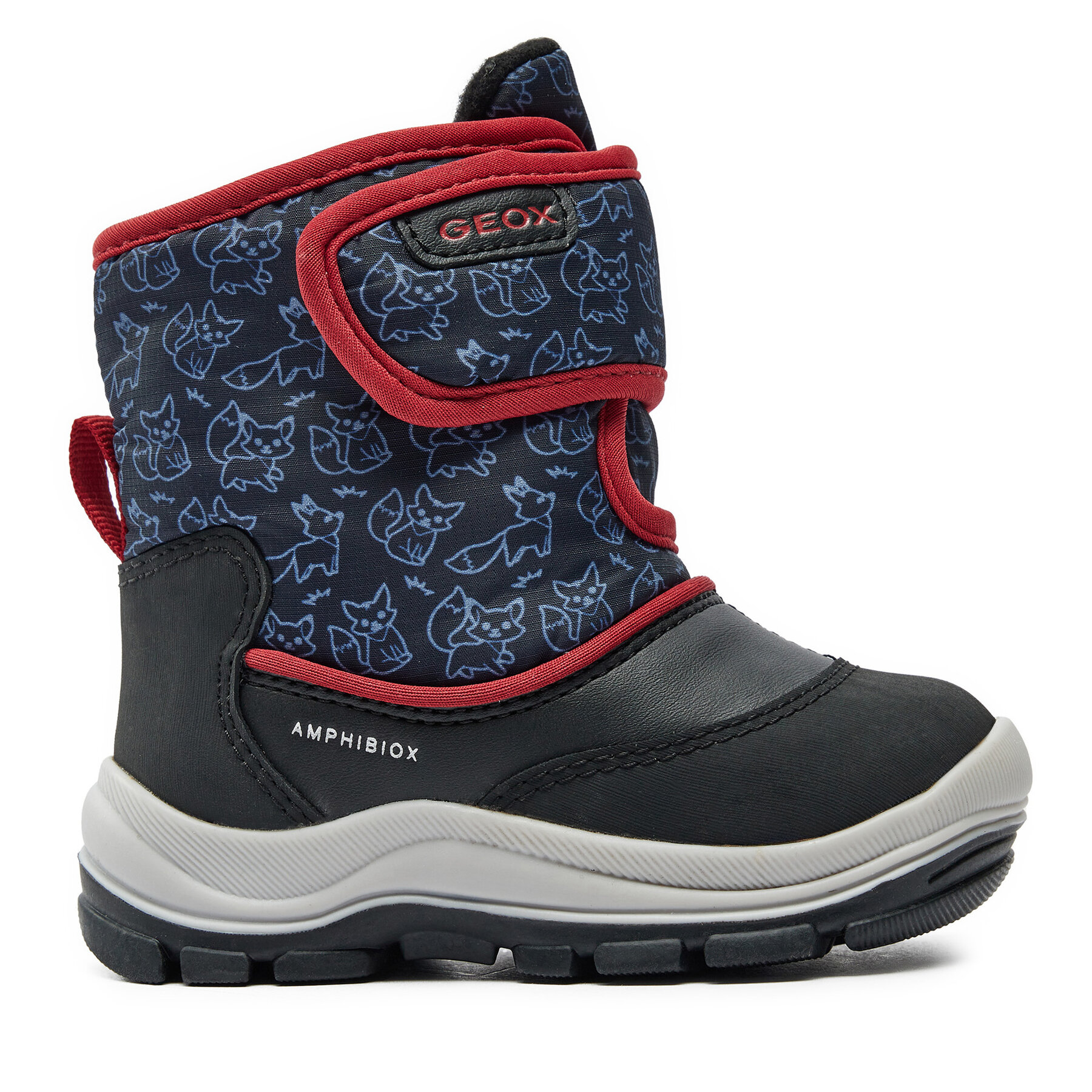Sněhule Geox B Flanfil Boy B Abx B263VE 0BCMN C0048 M Černá