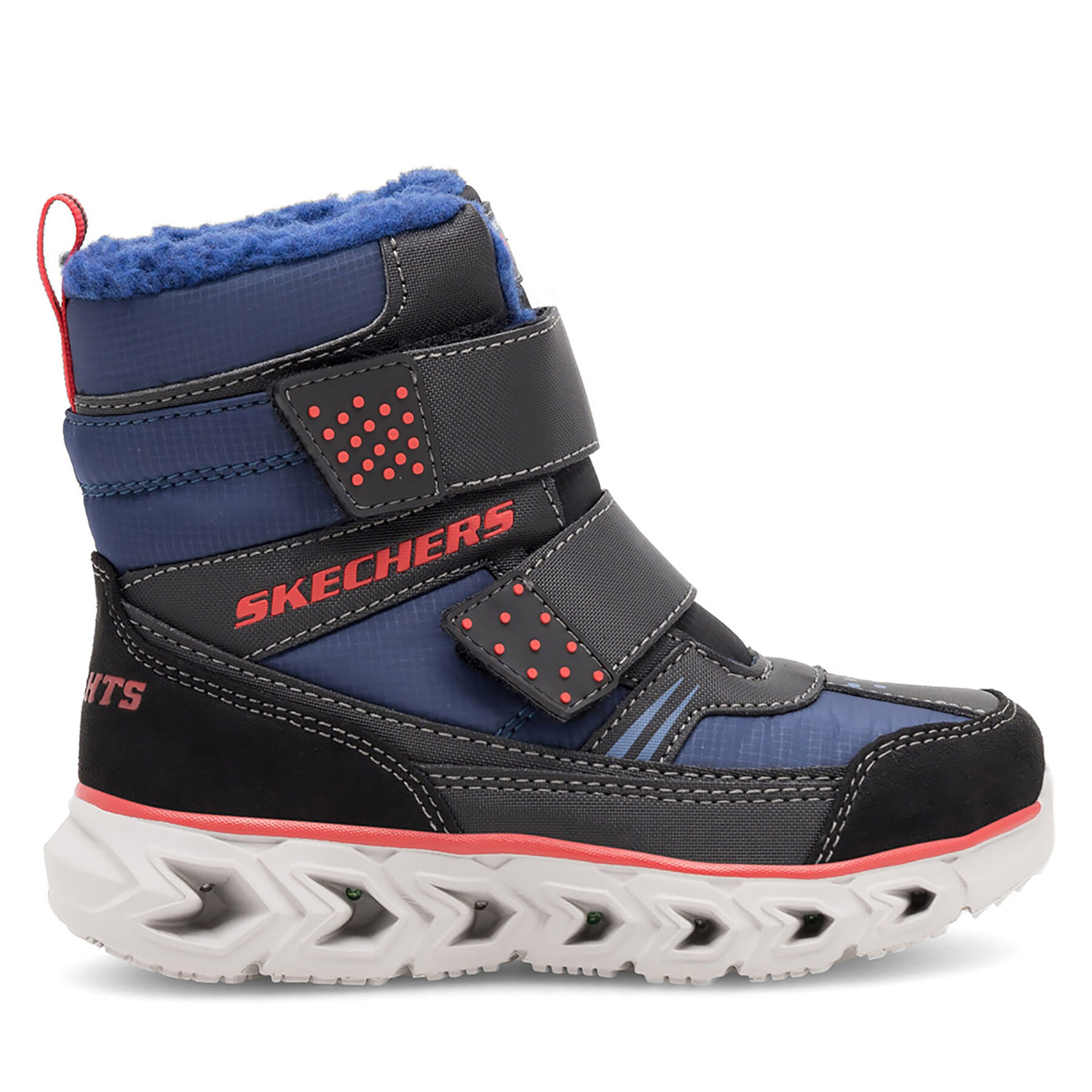 Bottes de neige Skechers 90588L/NVBK Bleu marine