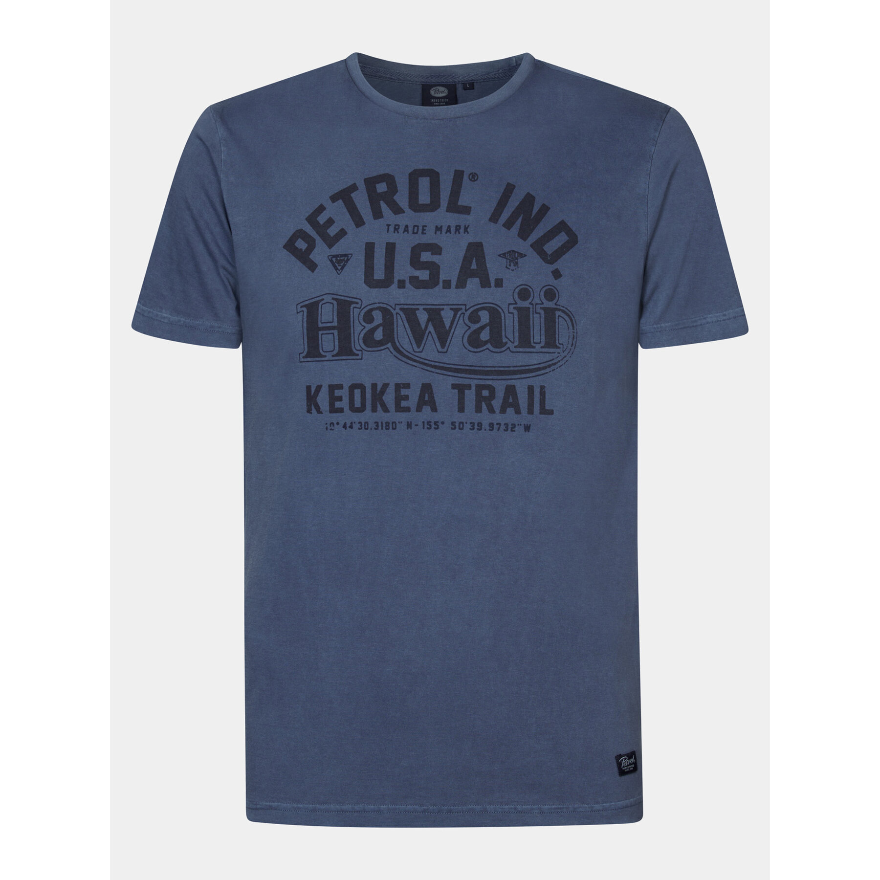 Petrol Industries Póló M-1040-TSR606 Kék Regular Fit