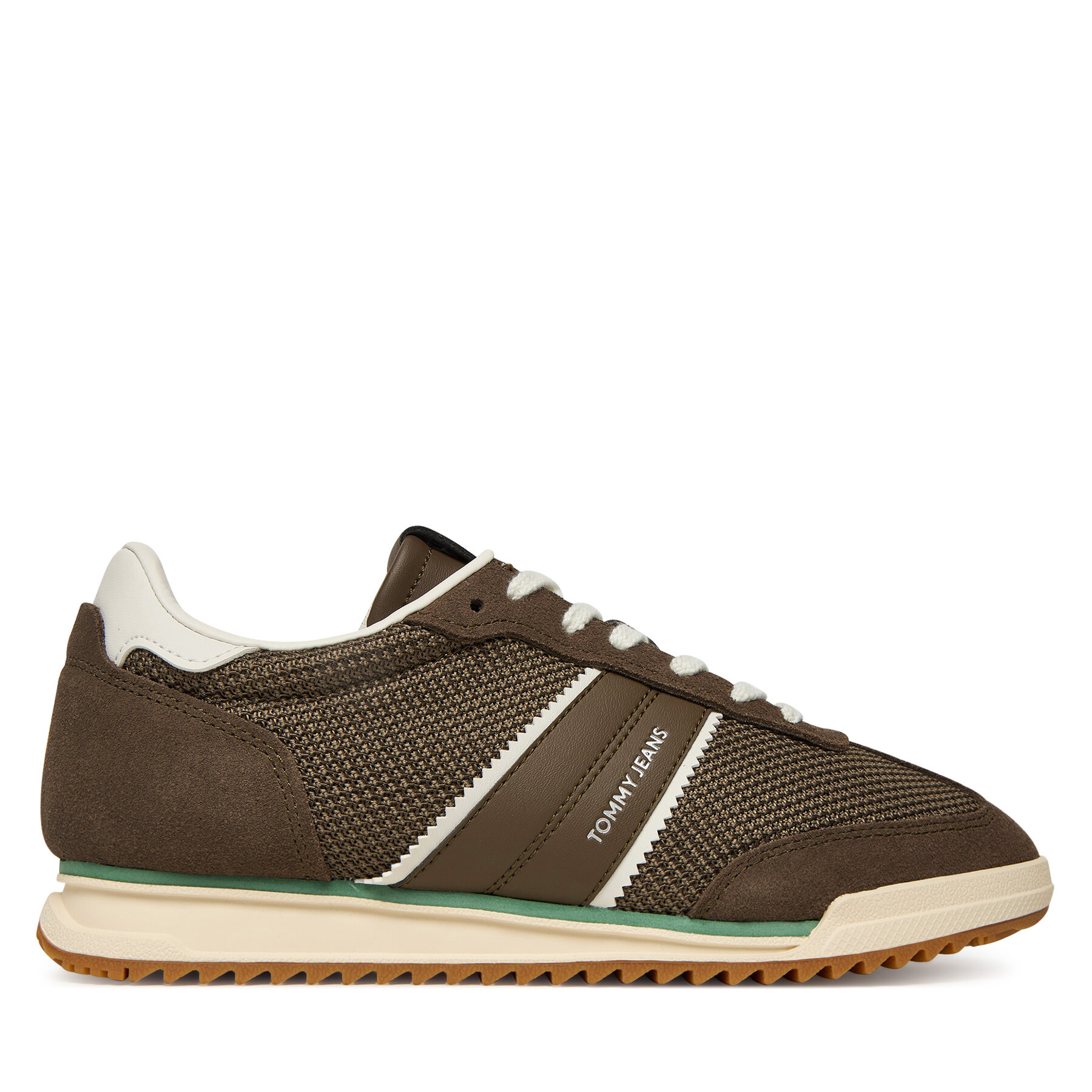 Sneakersy Tommy Jeans Tjw Low Profile Runner EN0EN02862 Hnedá