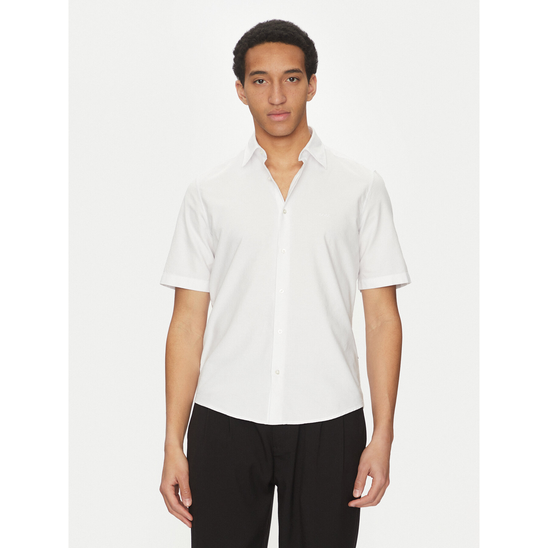 BOSS Hemd Rash_2 50537332 Weiß Regular Fit