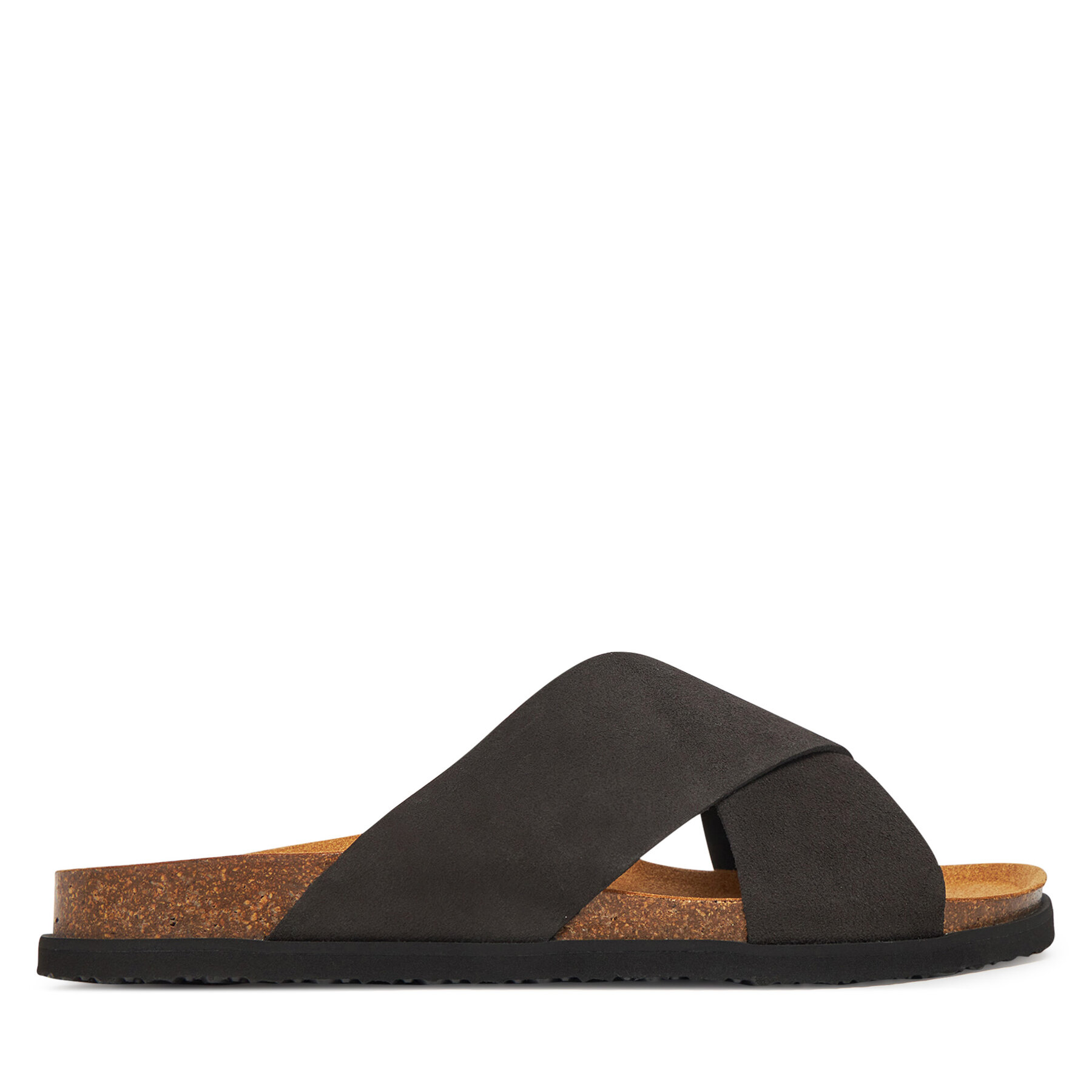 Herren Pantoletten Scholl, Schuhgröße 41, Schwarz, Leon F31199