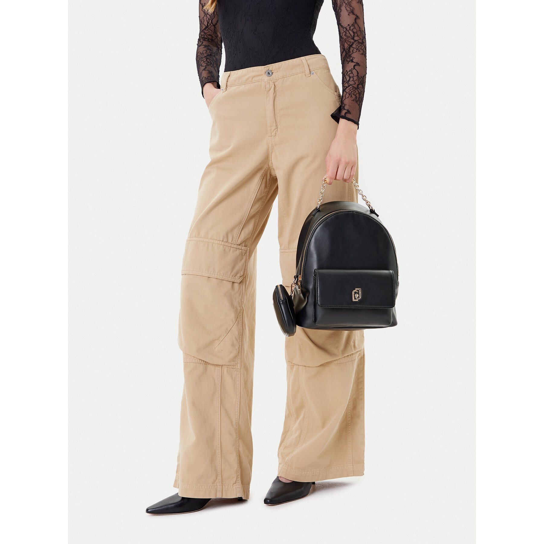 Zaino Liu Jo M Backpack AF5324 E0077 Nero