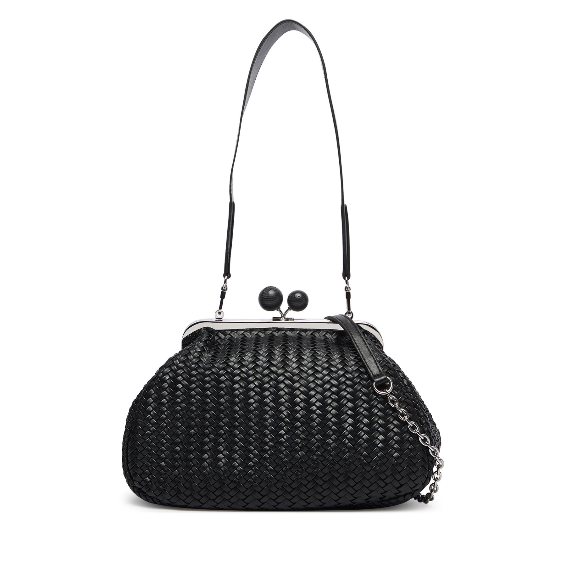 Ročna torba Weekend Max Mara Kaere 2625516074 Črna