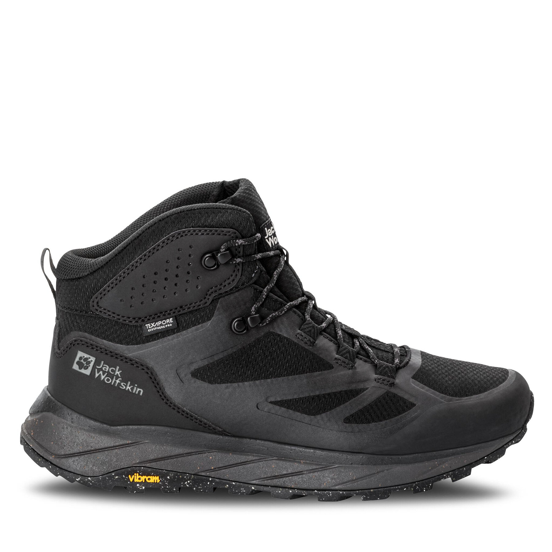Scarpe da trekking Jack Wolfskin Terraventure Texapore Mid M 4051521 Nero
