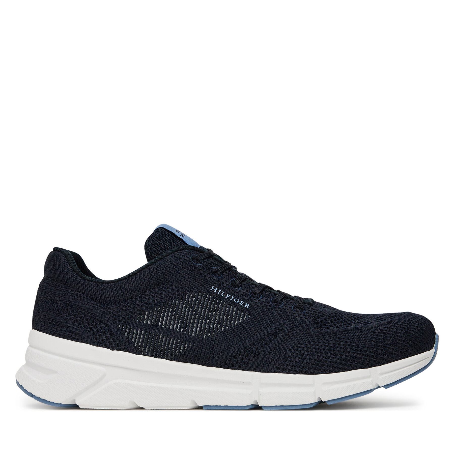 Sneakersy Tommy Hilfiger Modern Comfort Run Knit FM0FM05524 Tmavomodrá