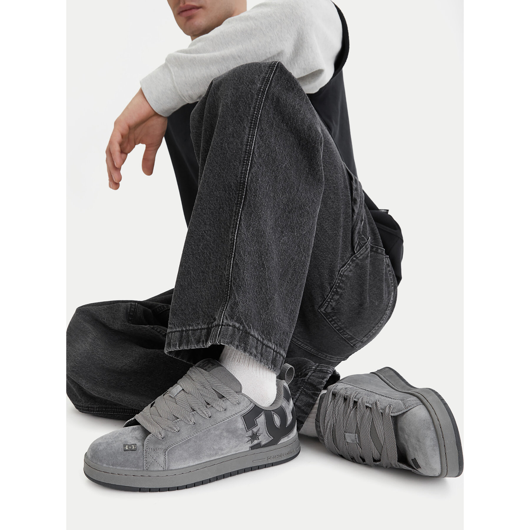 Sneakersy DC Shoes CEO-V5-10116 Sivá