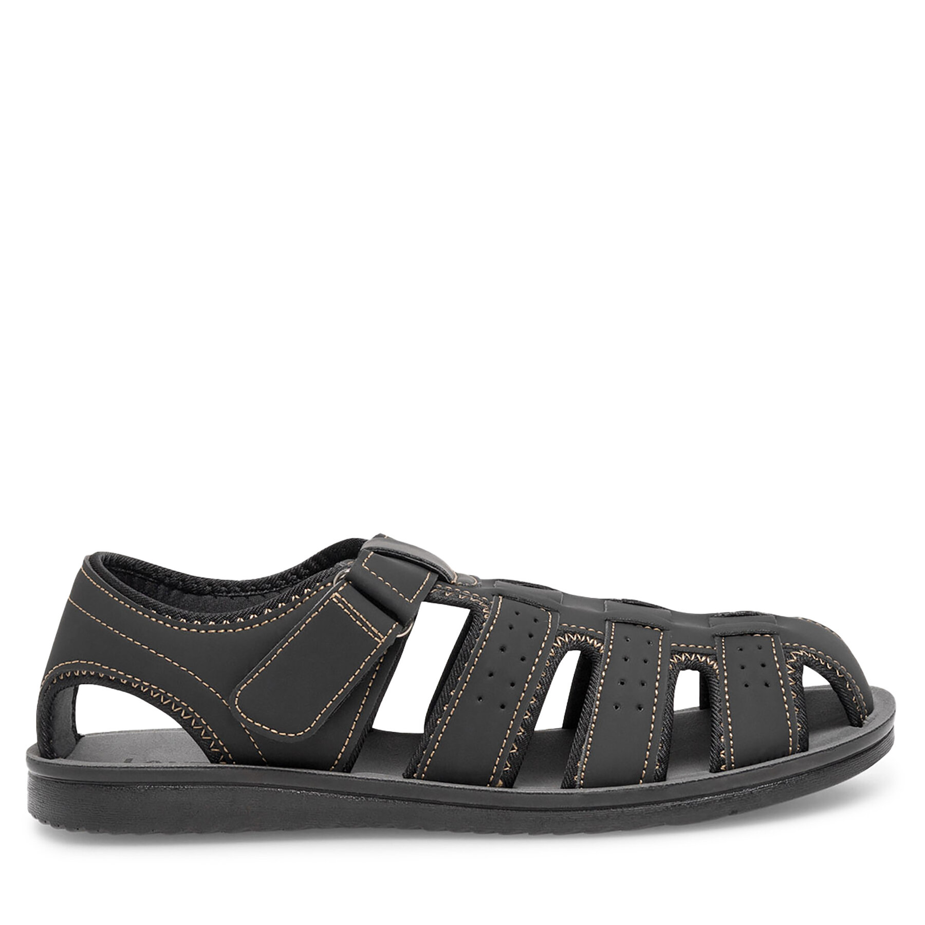 Szandál Lanetti MSS20504-01 Fekete