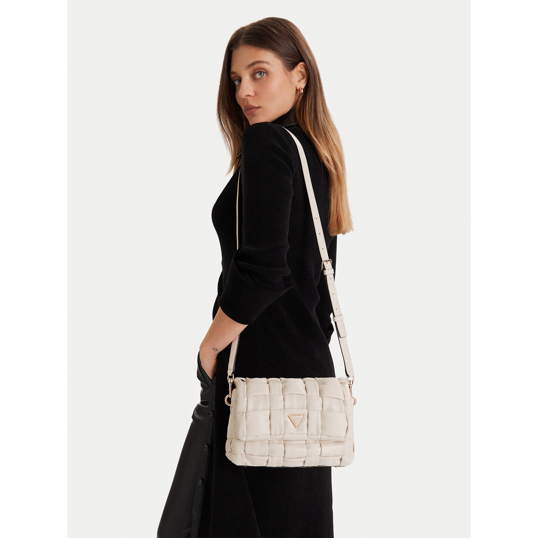 Torbica Guess Marion HWWG80 72190 Écru