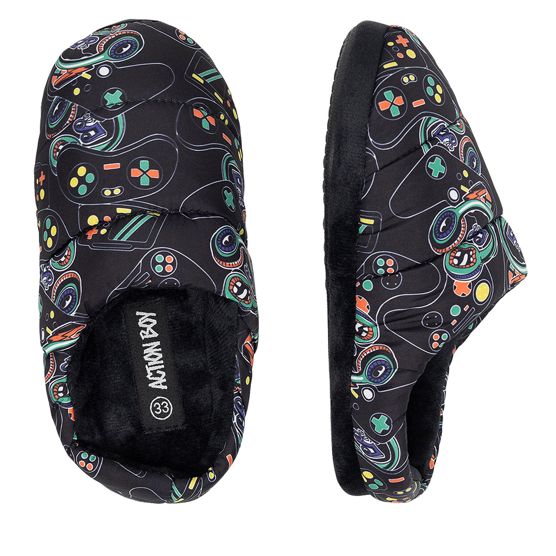 Pantofole Action Boy P3141001K Nero