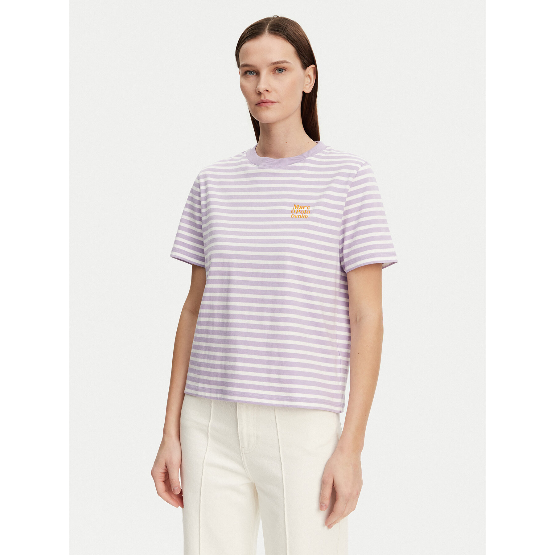 Marc O'Polo Denim T-Shirt 500 0005 953 Violett Relaxed Fit